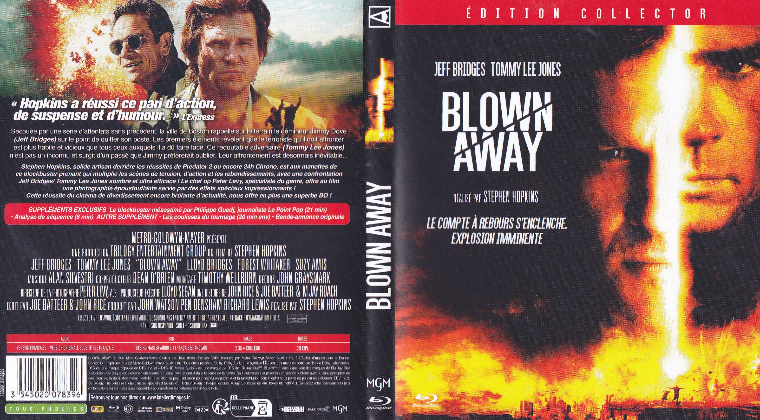 Jaquette DVD Blown away (BLU-RAY)