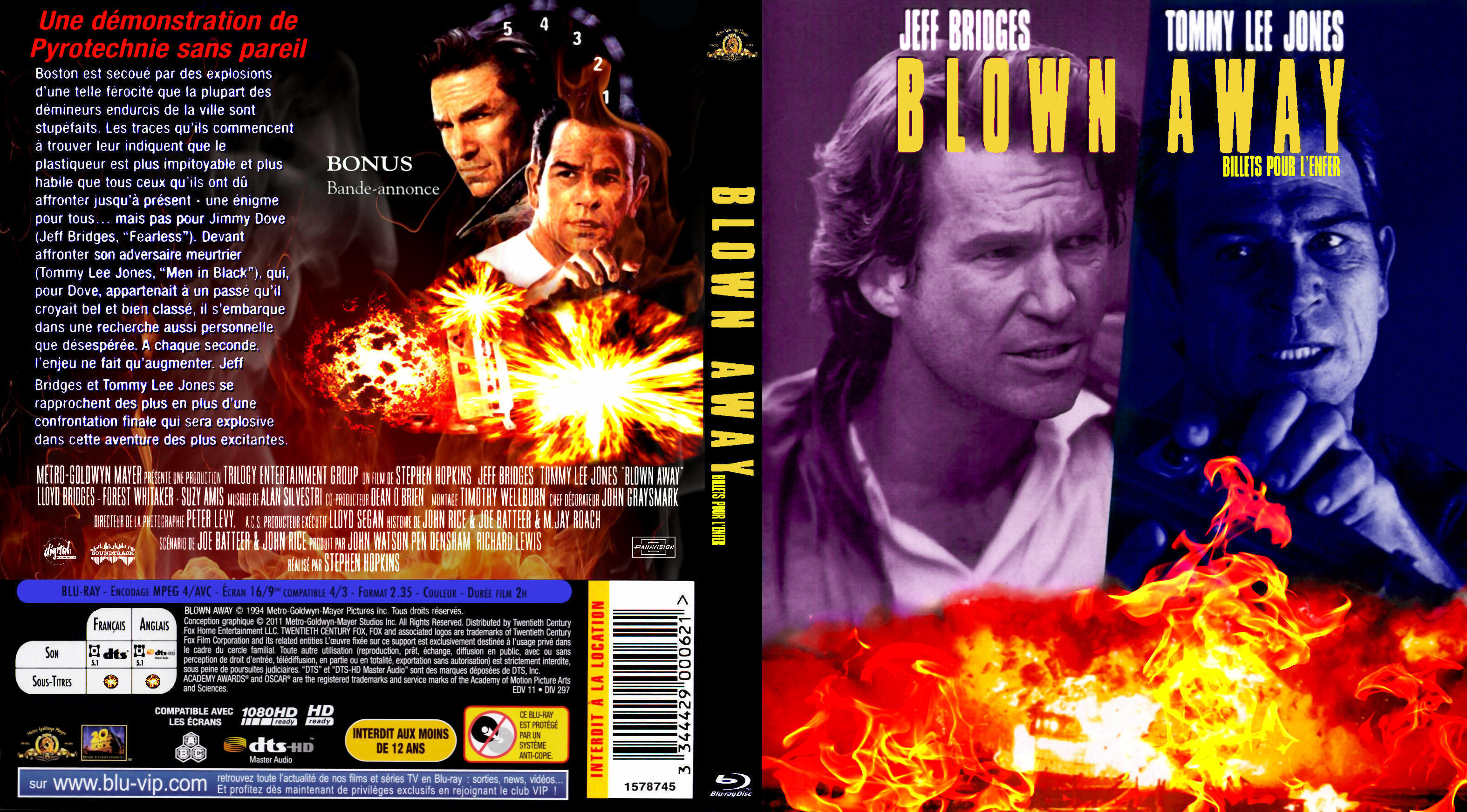 Jaquette DVD Blown away custom (BLU-RAY) v2