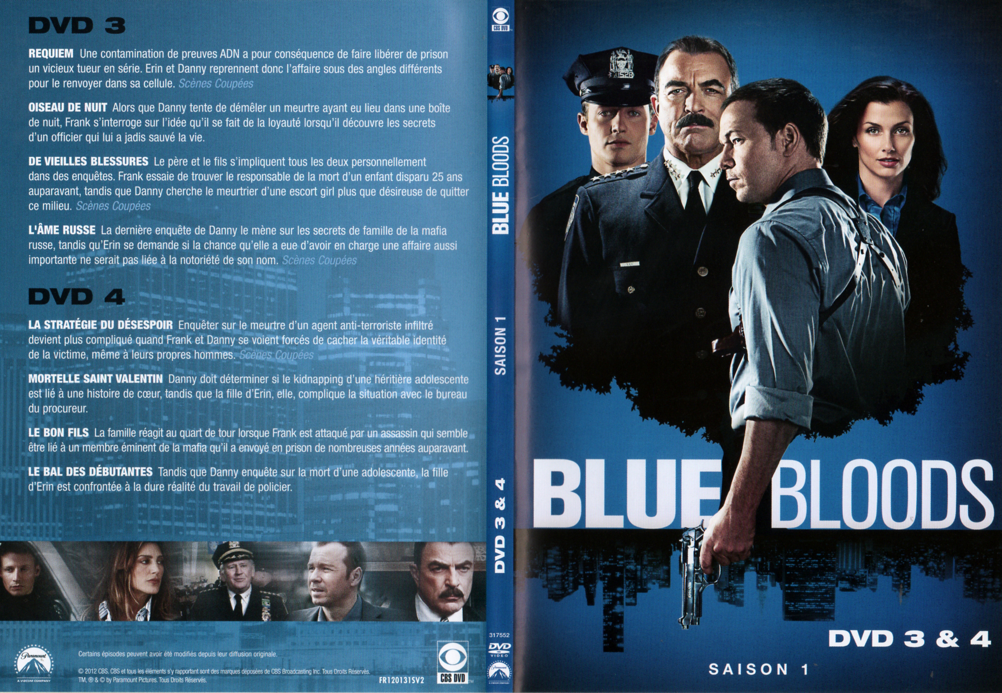 Jaquette DVD Blue Bloods Saison 1 DVD 2