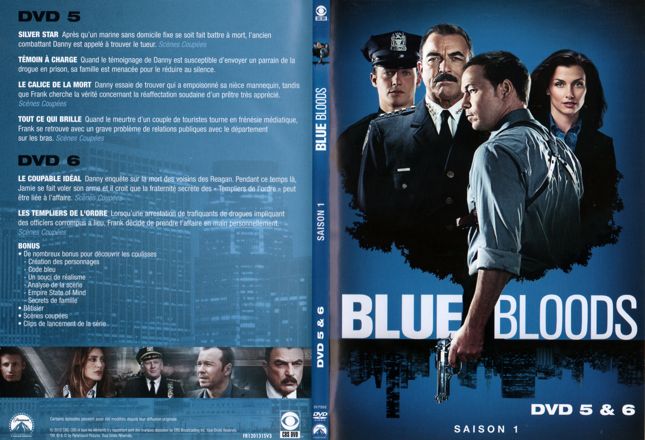 Jaquette DVD Blue Bloods Saison 1 DVD 3