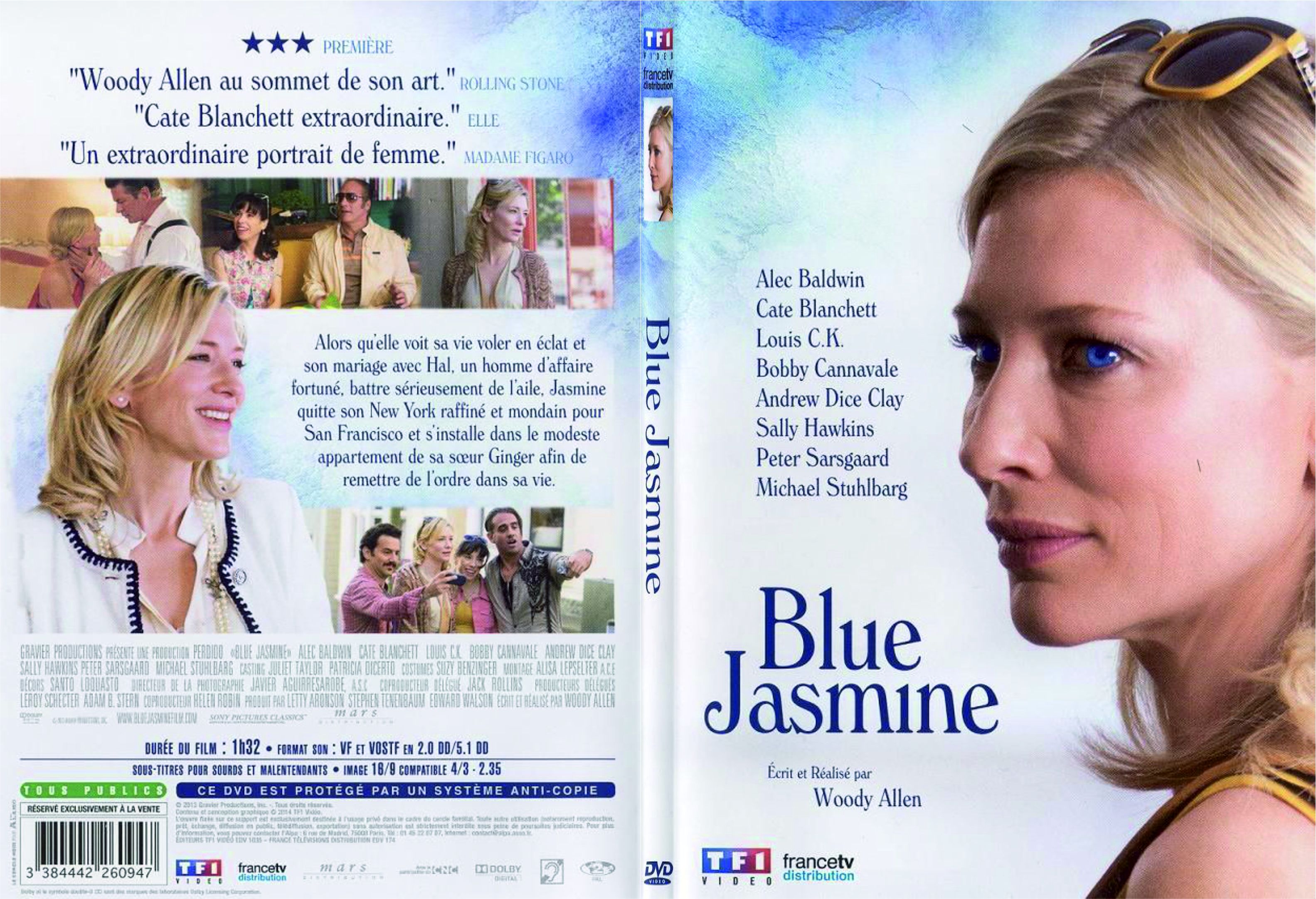 Jaquette DVD Blue Jasmine - SLIM