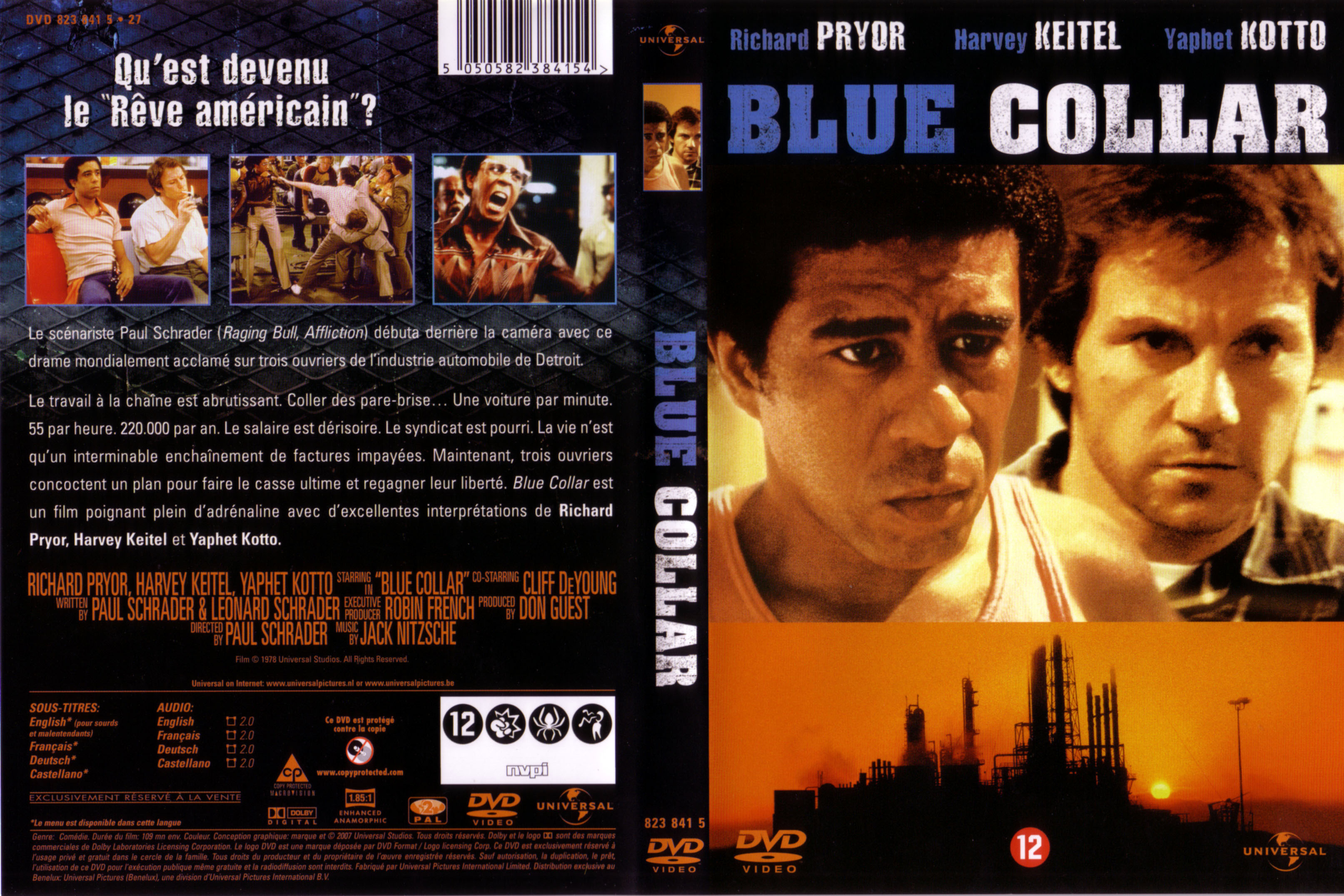 Jaquette DVD Blue collar