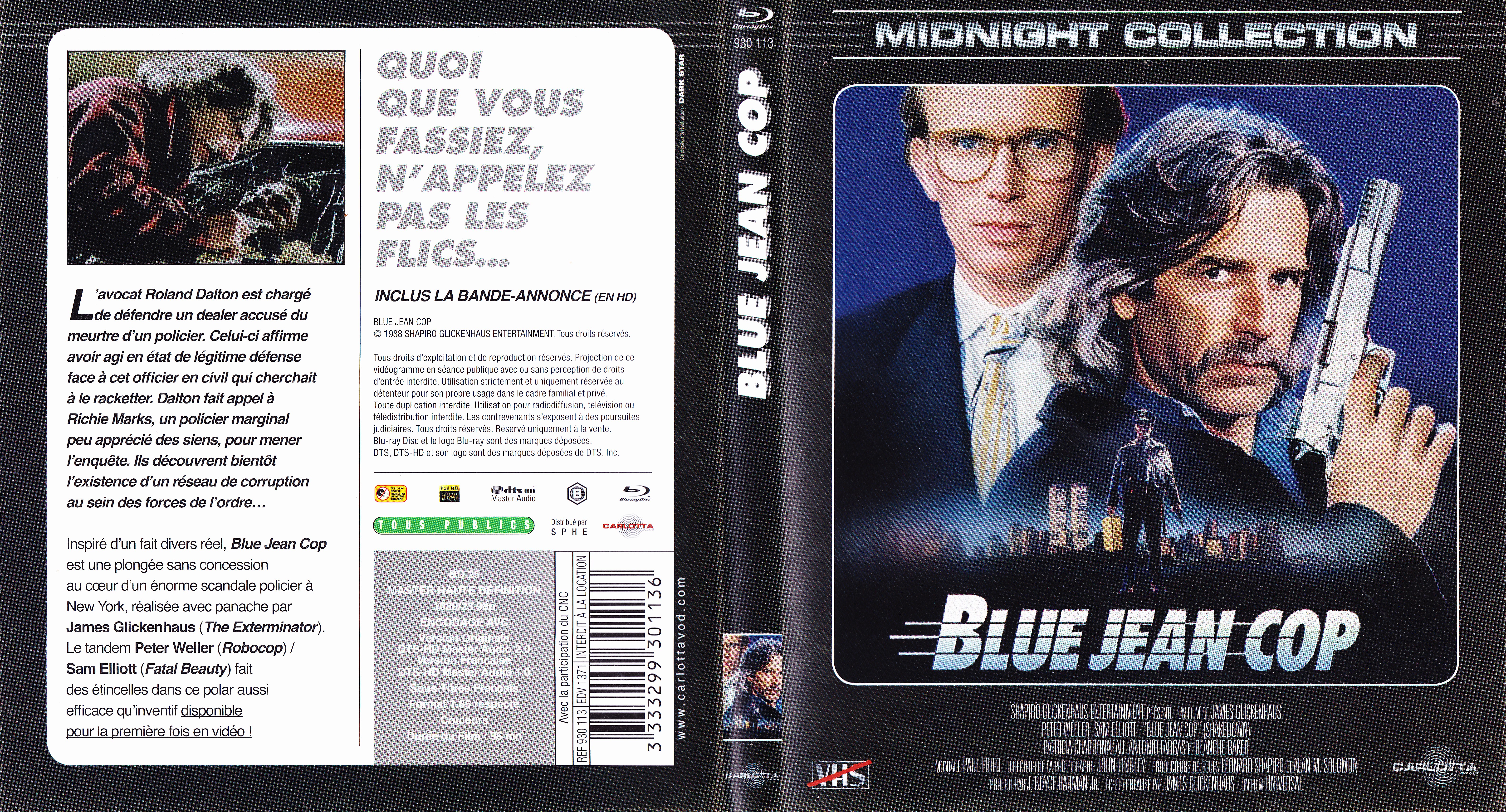 Jaquette DVD Blue jean cop (BLU-RAY)