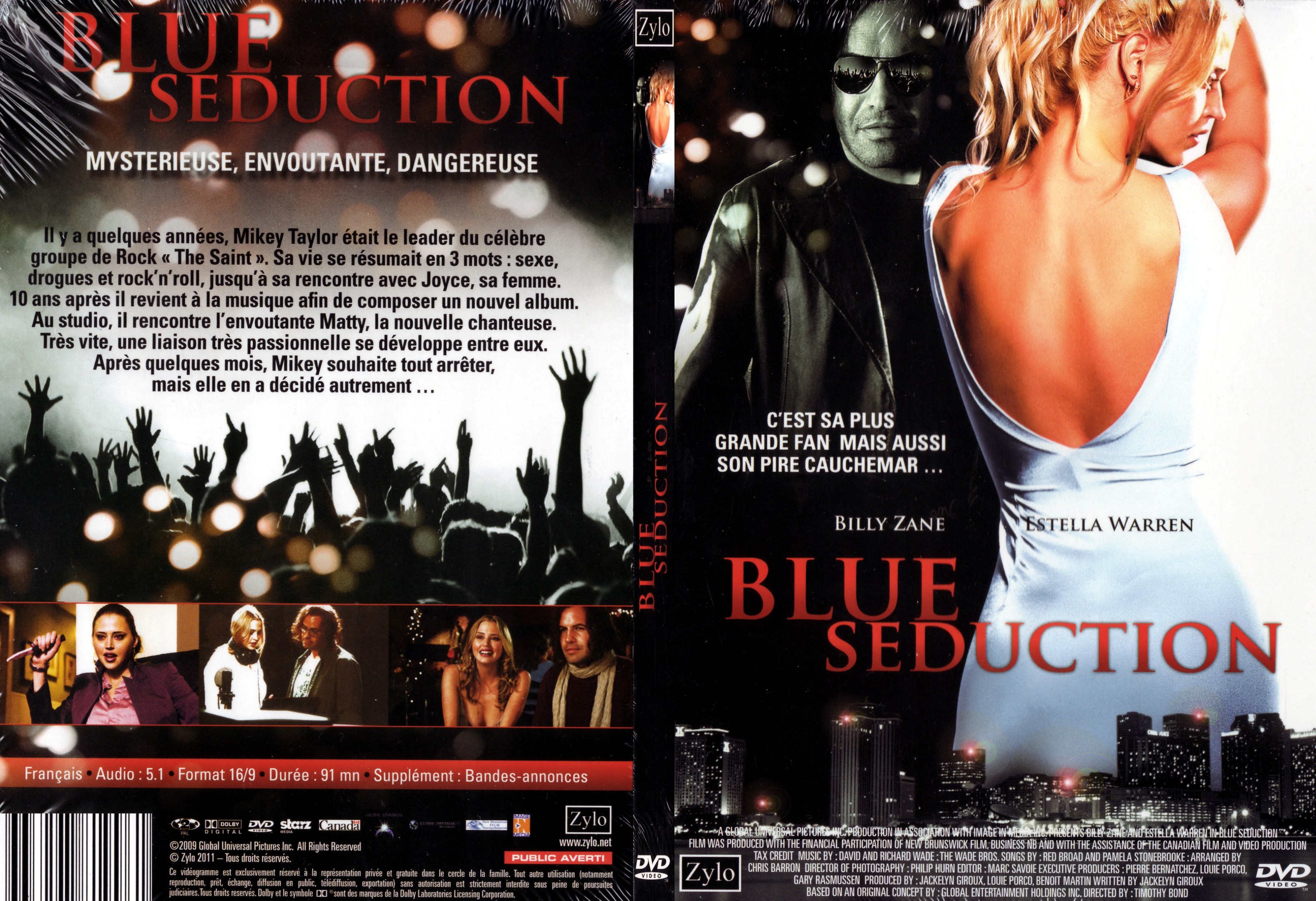 Jaquette DVD Blue seduction - SLIM