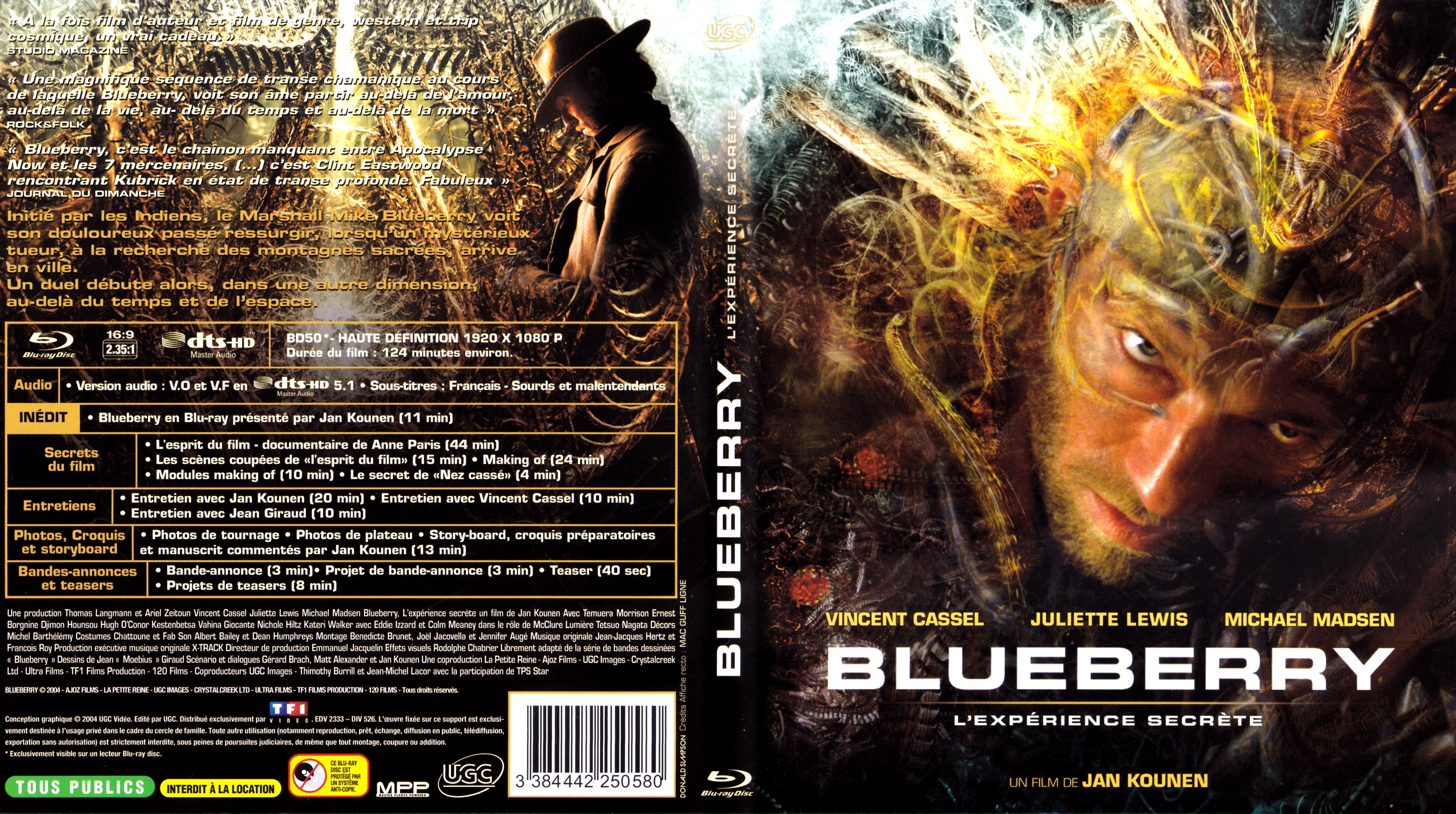 Jaquette DVD Blueberry (BLU-RAY)