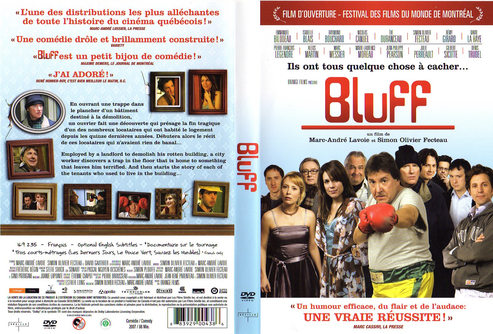 Jaquette DVD Bluff