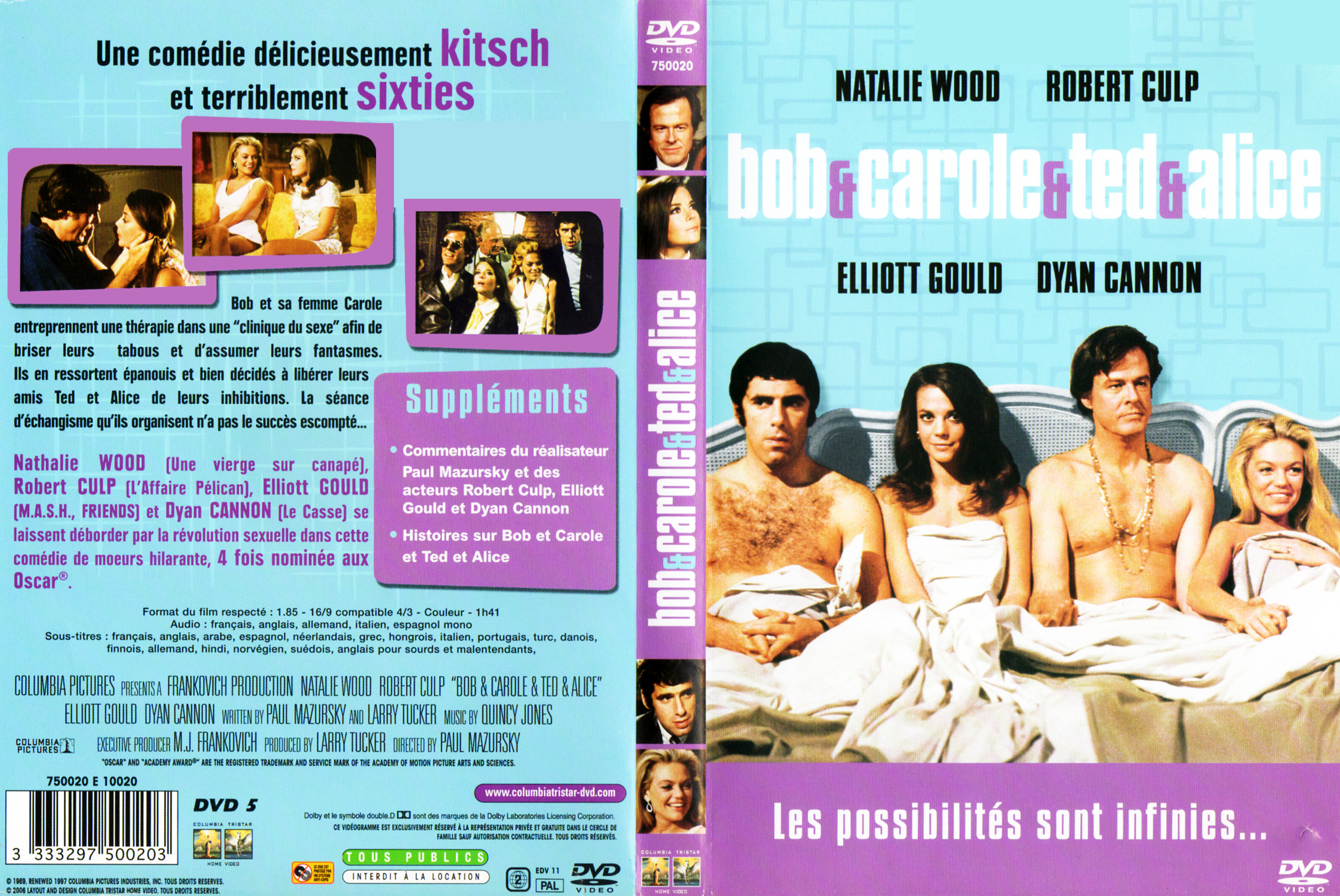 Jaquette DVD Bob & Carole & Ted & Alice
