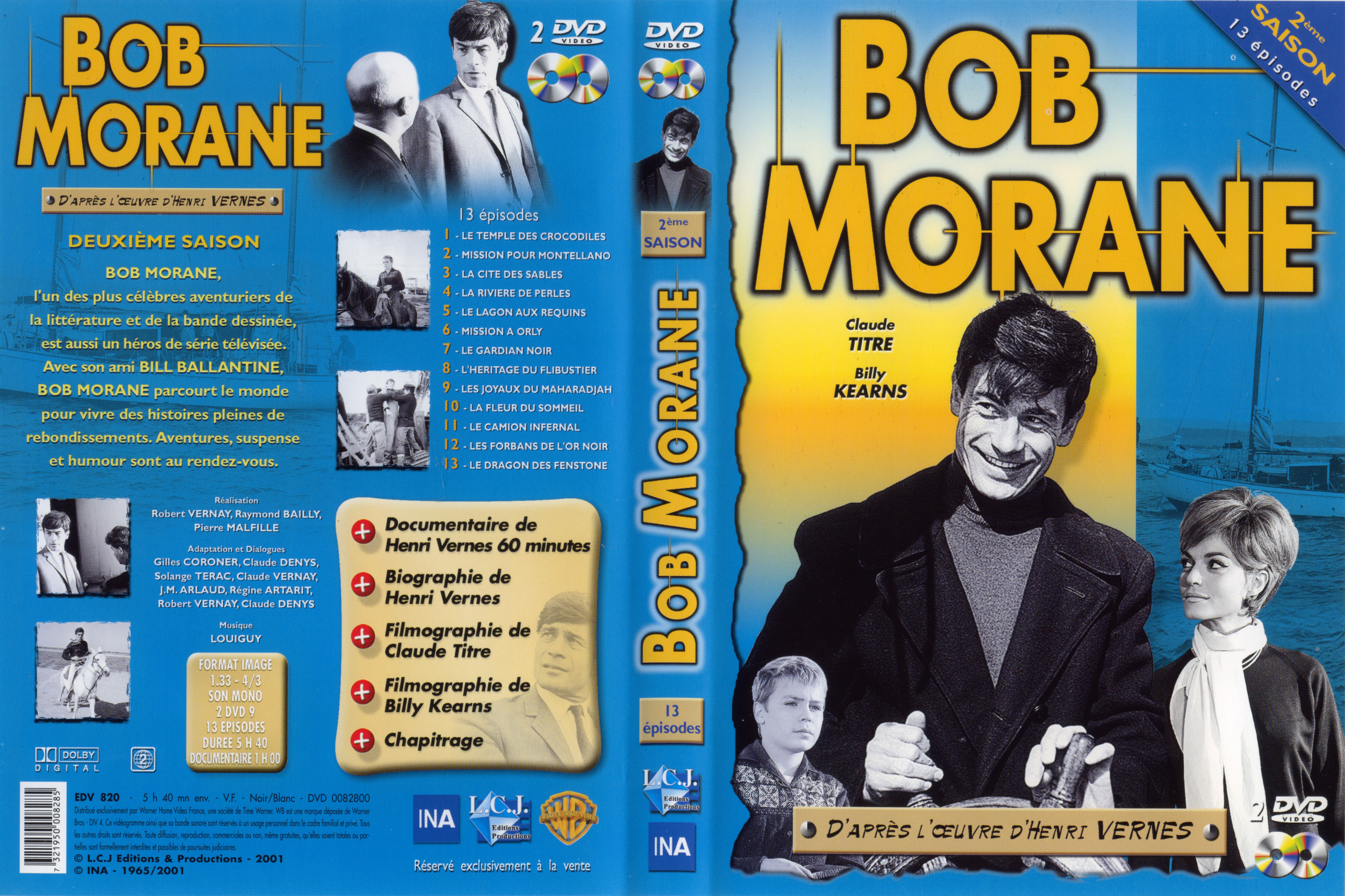 Jaquette DVD Bob Morane saison 2
