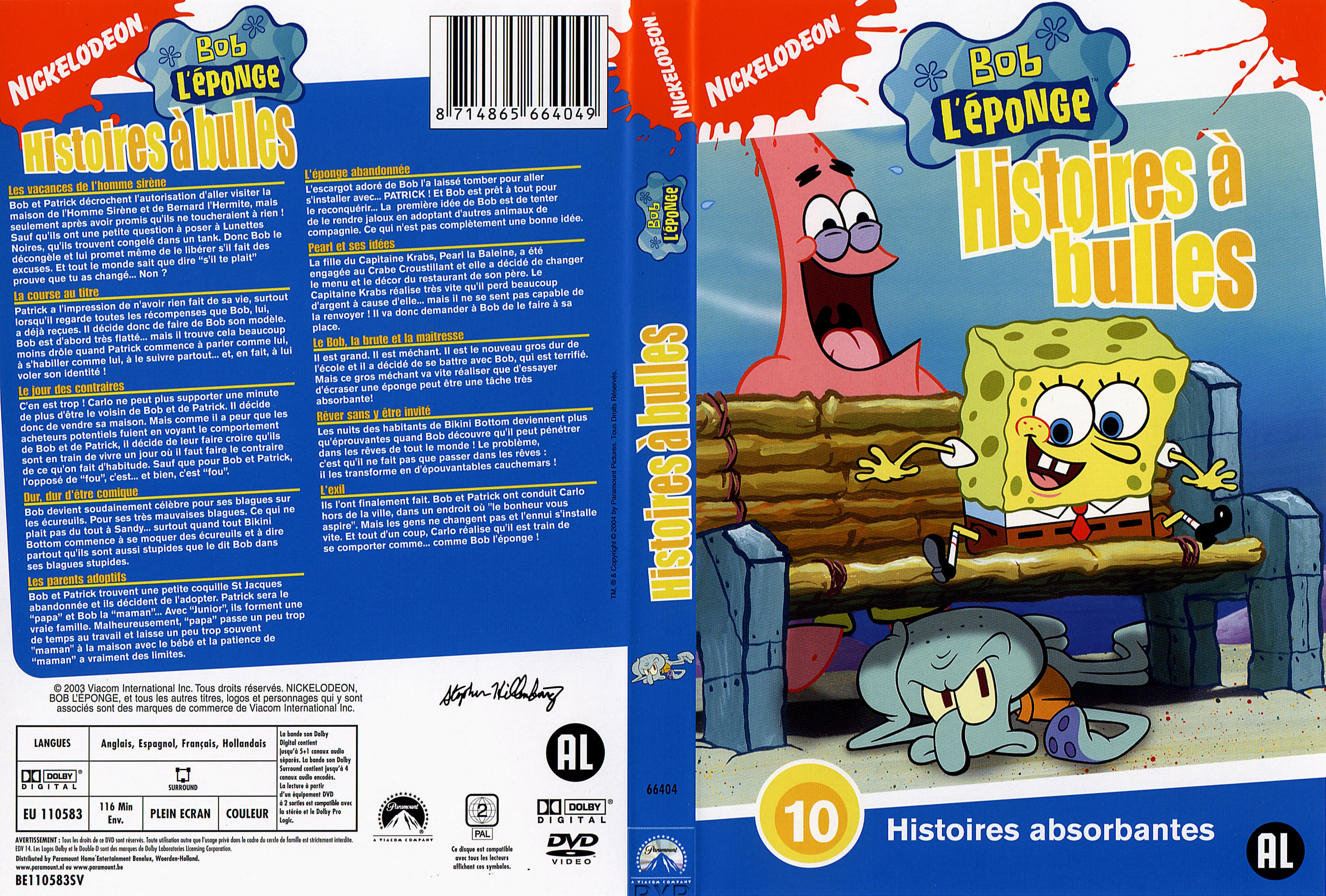 Jaquette DVD Bob l