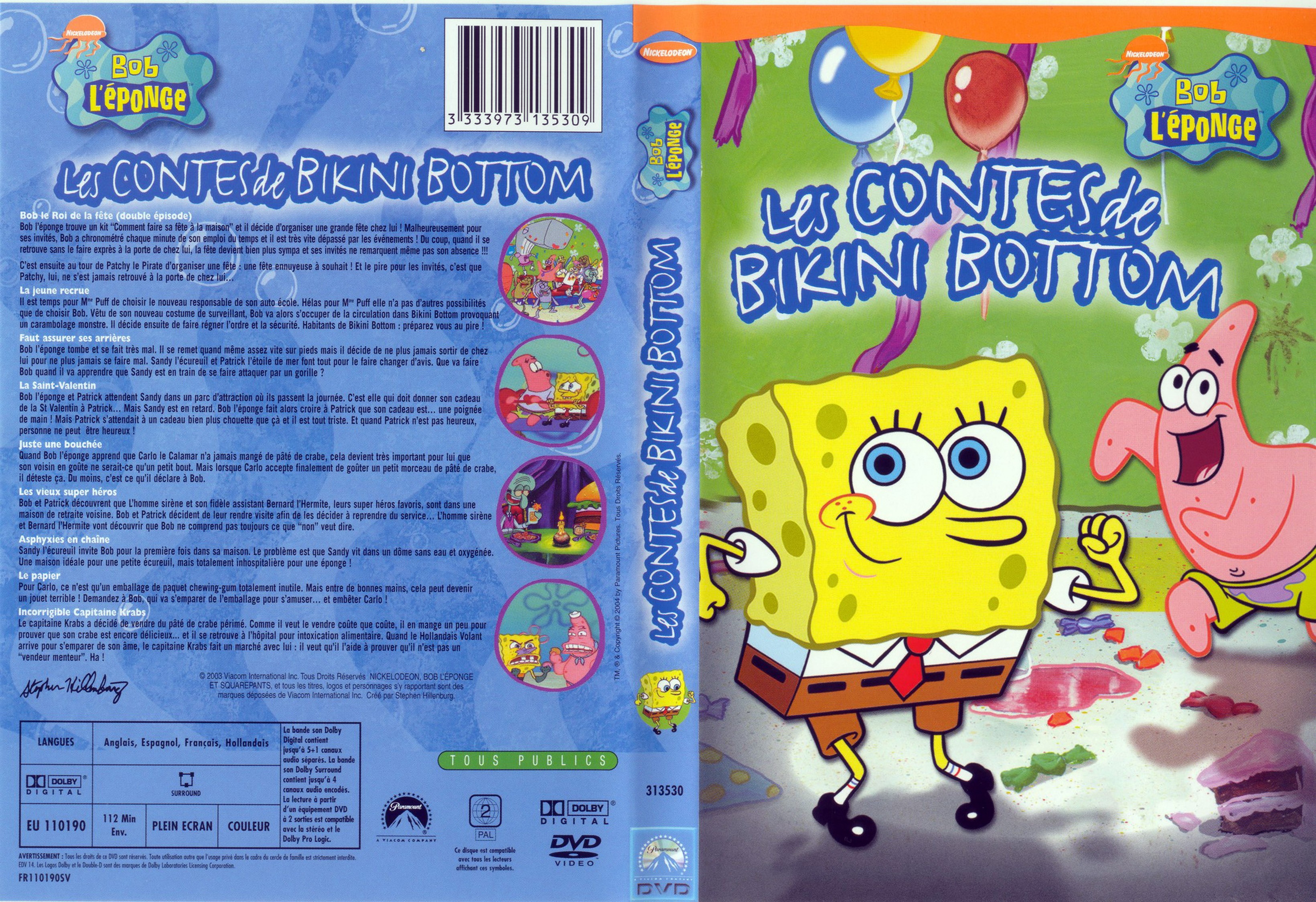 Jaquette DVD Bob l