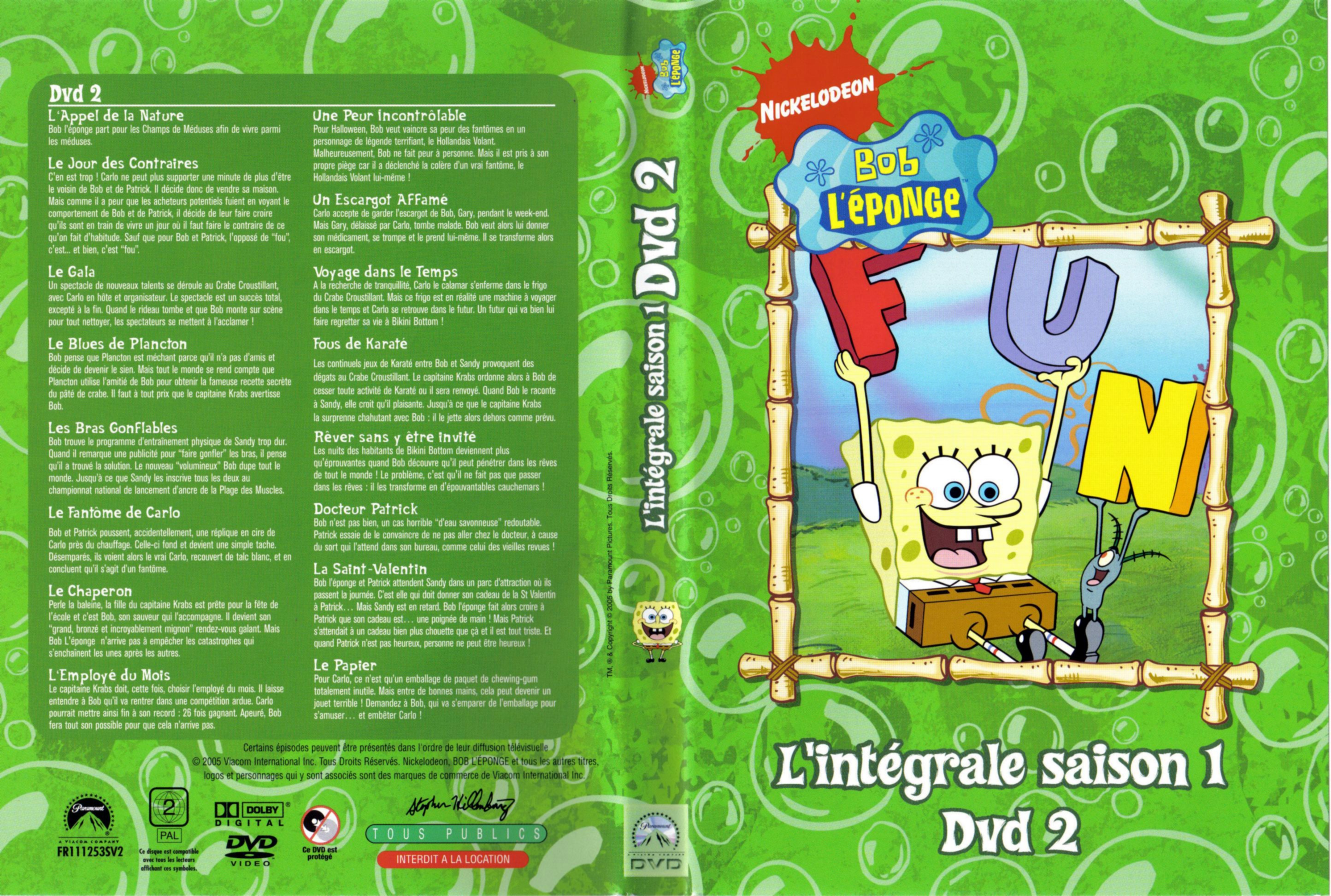 Jaquette DVD Bob l