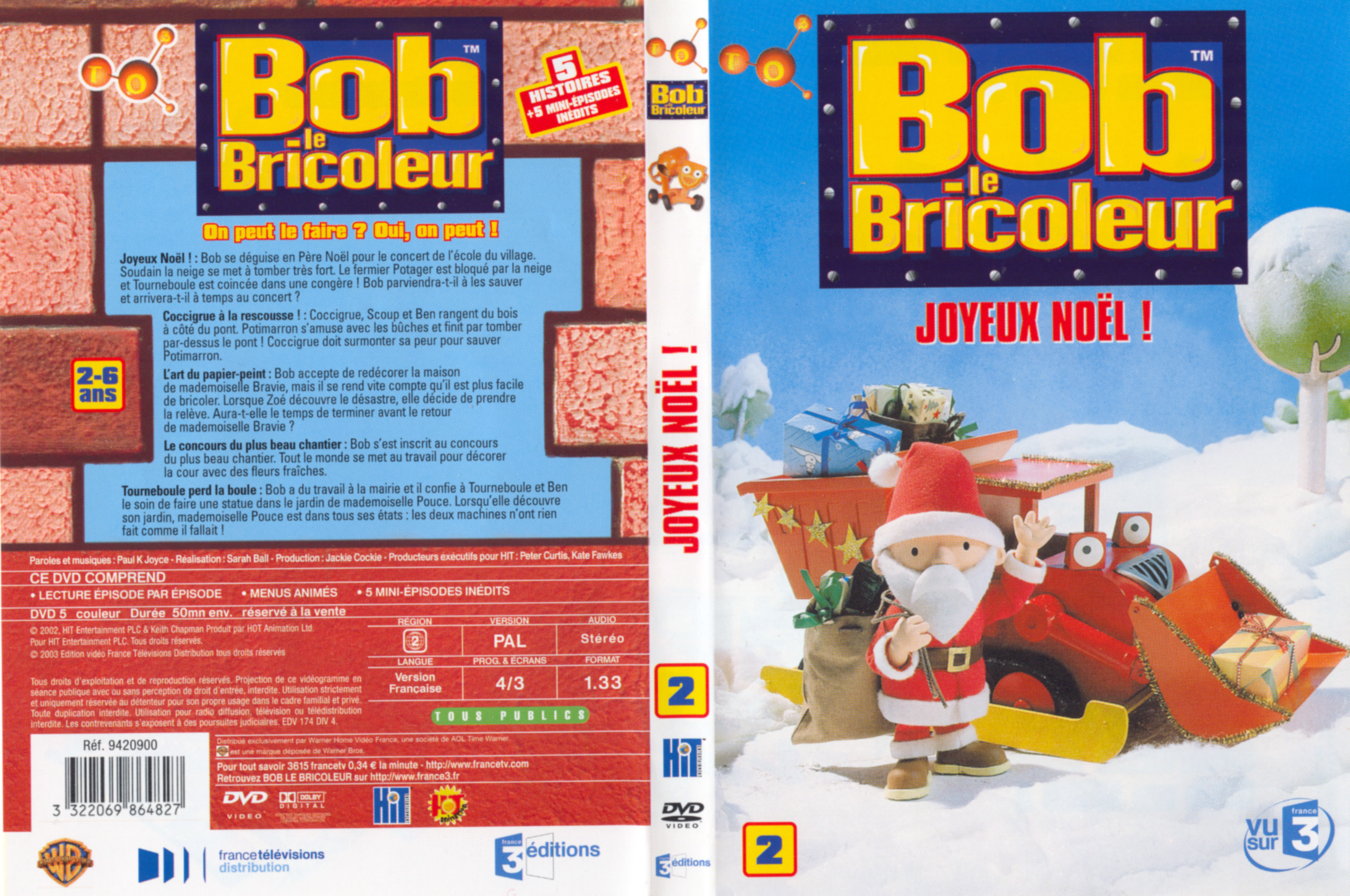 Jaquette DVD Bob le bricoleur Joyeux noel