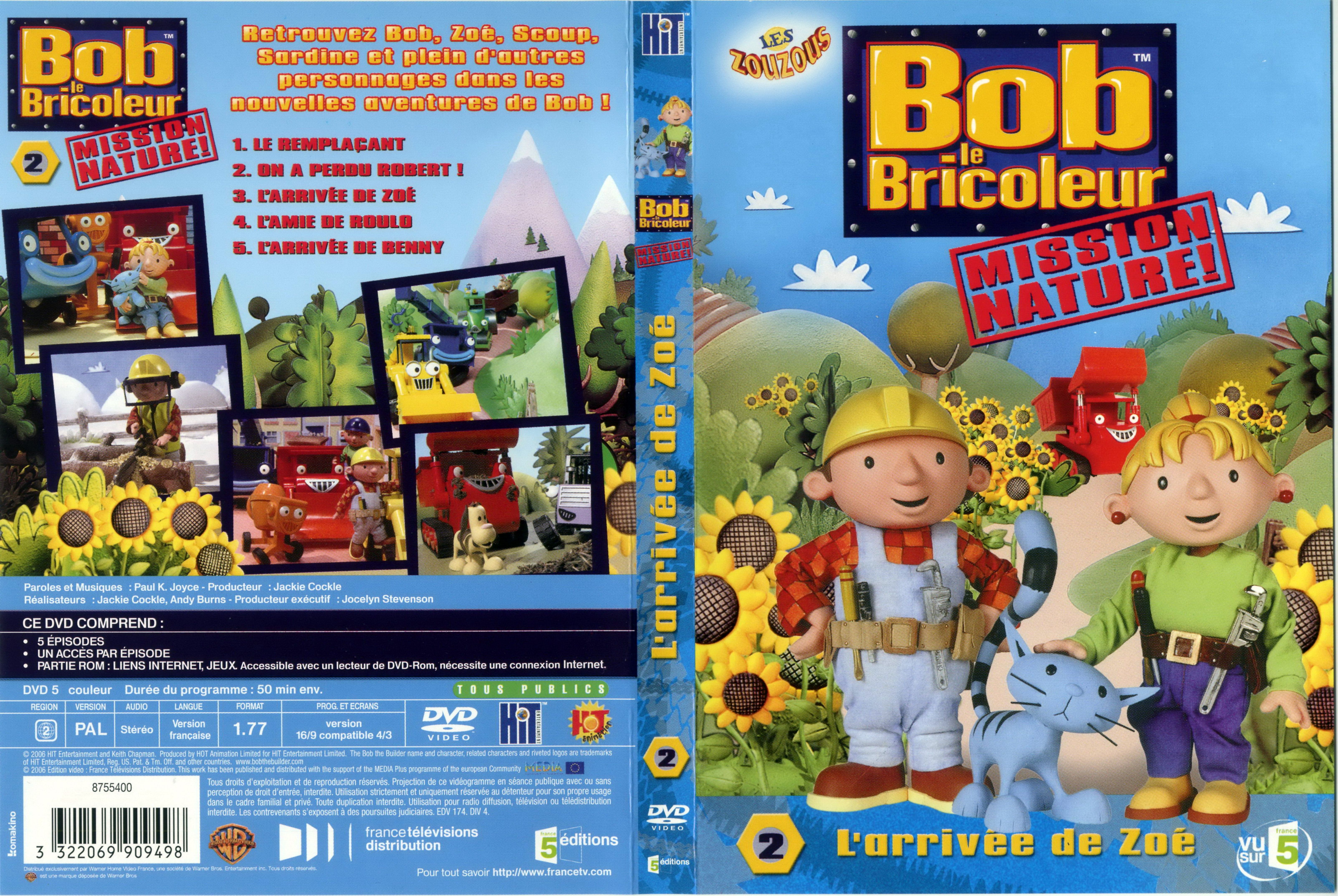 Jaquette DVD Bob le bricoleur Mission nature vol 2