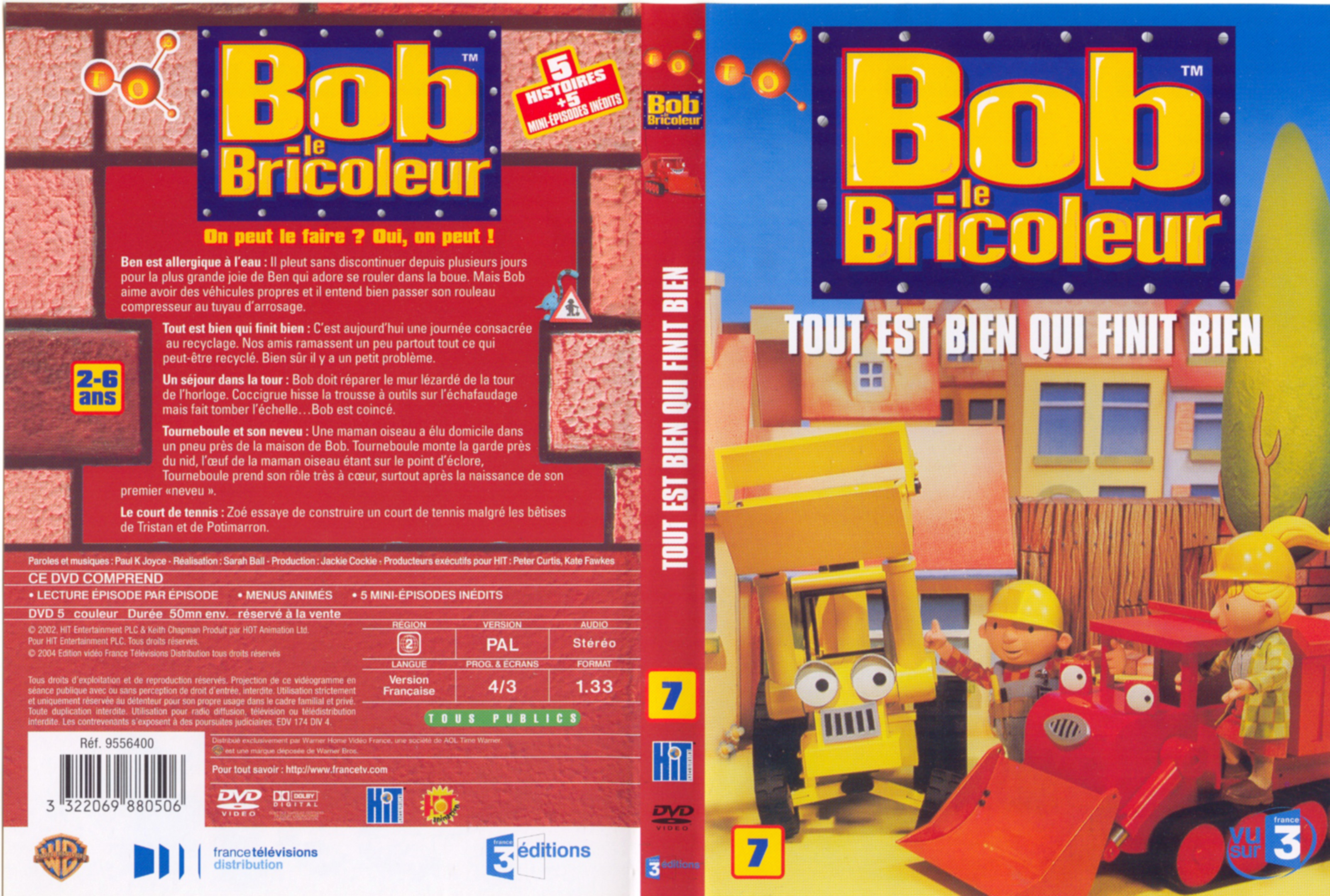 Jaquette DVD Bob le bricoleur Tout est bien qui finit bien