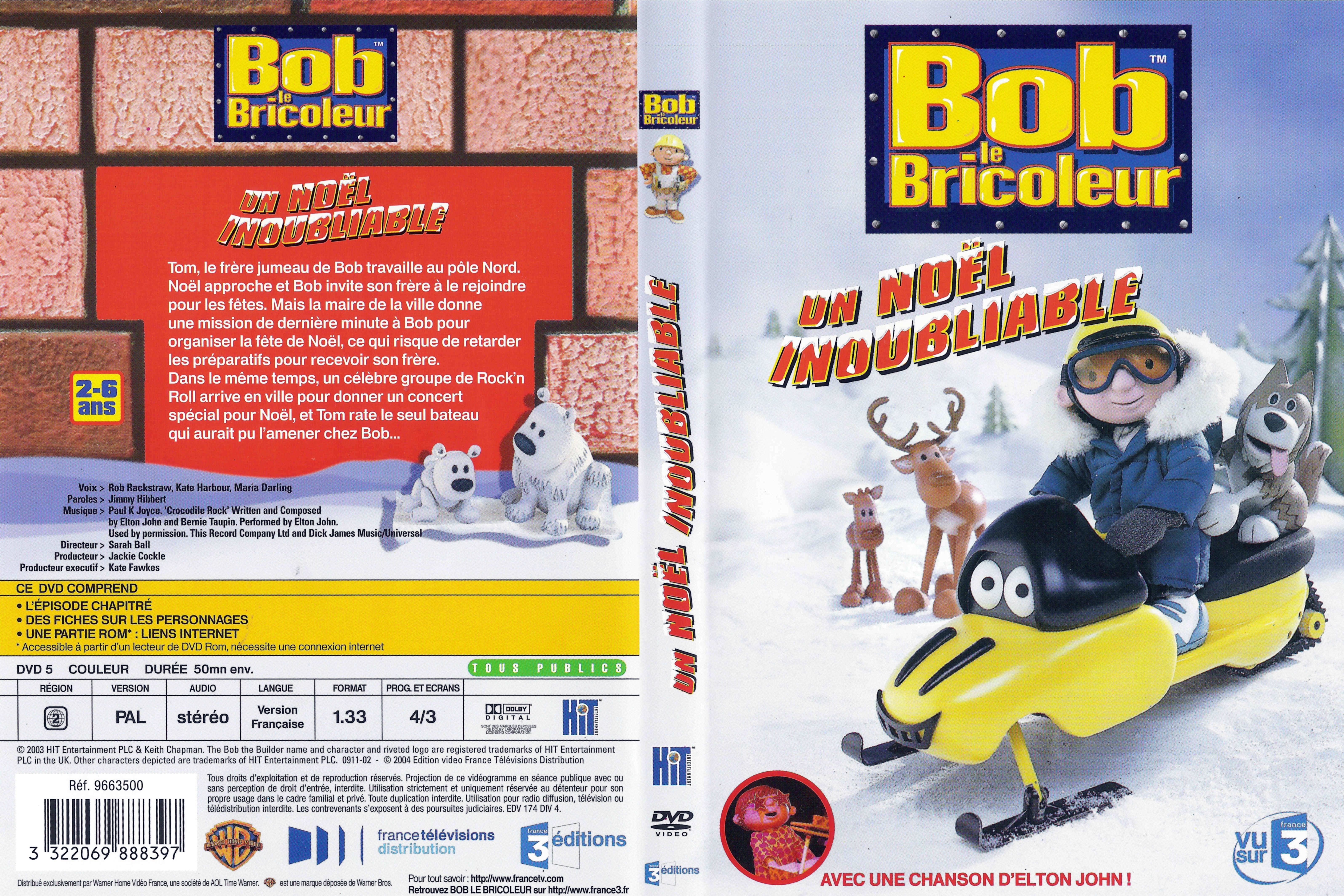 Jaquette DVD Bob le bricoleur Un noel inoubliable