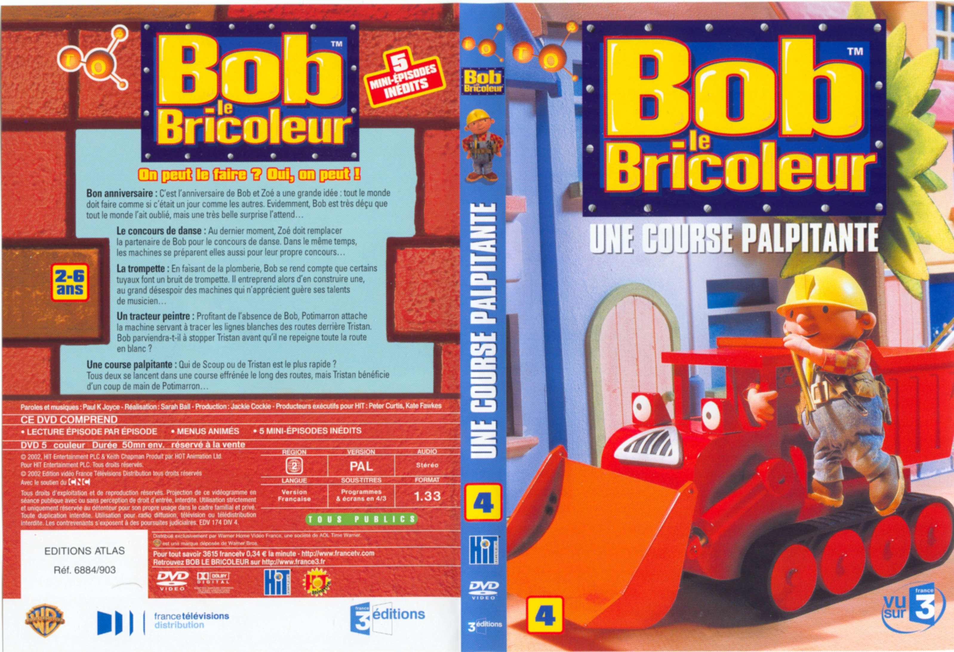 Jaquette DVD Bob le bricoleur Une course palpitante