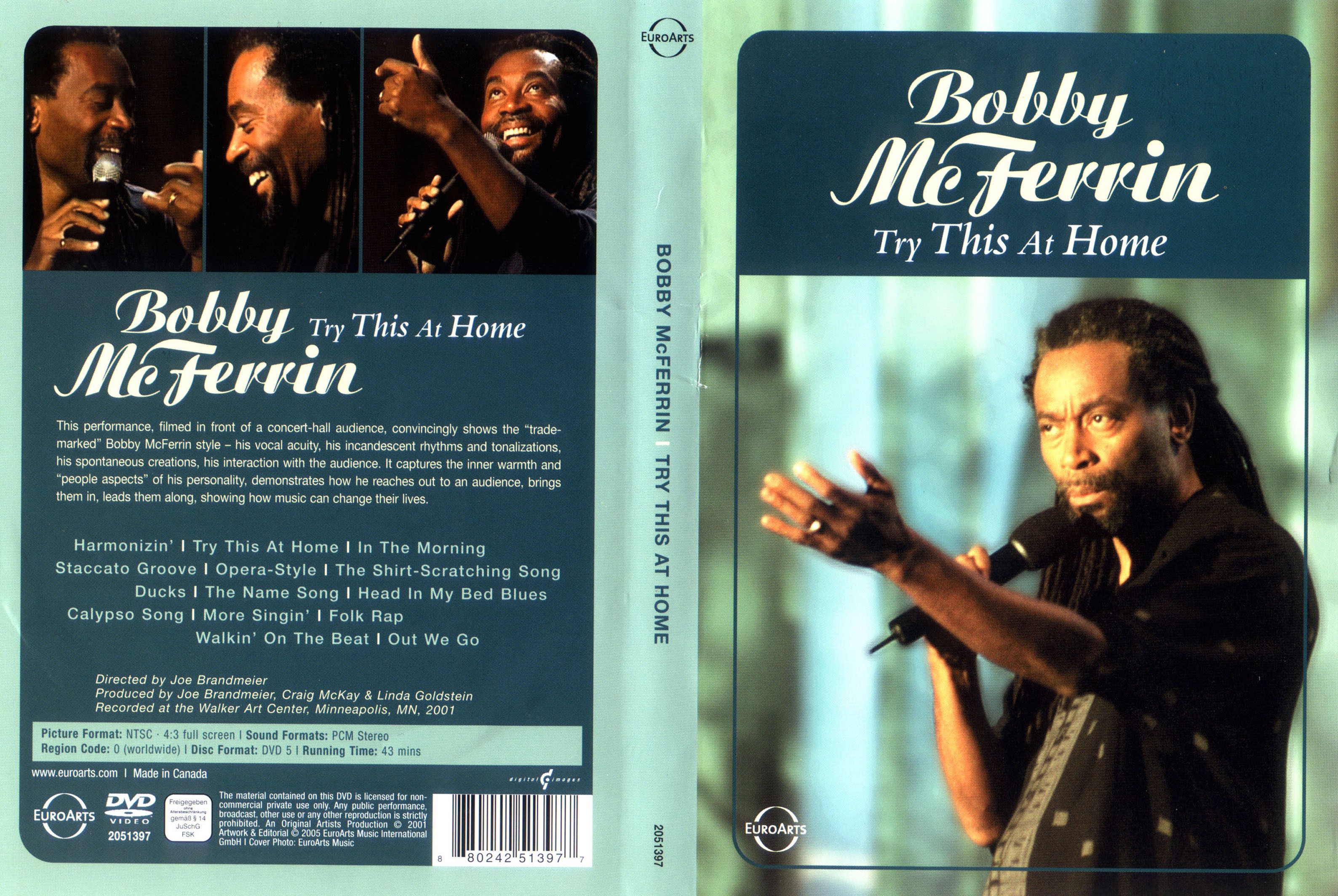 Jaquette DVD Bobby McFerrin try this at home