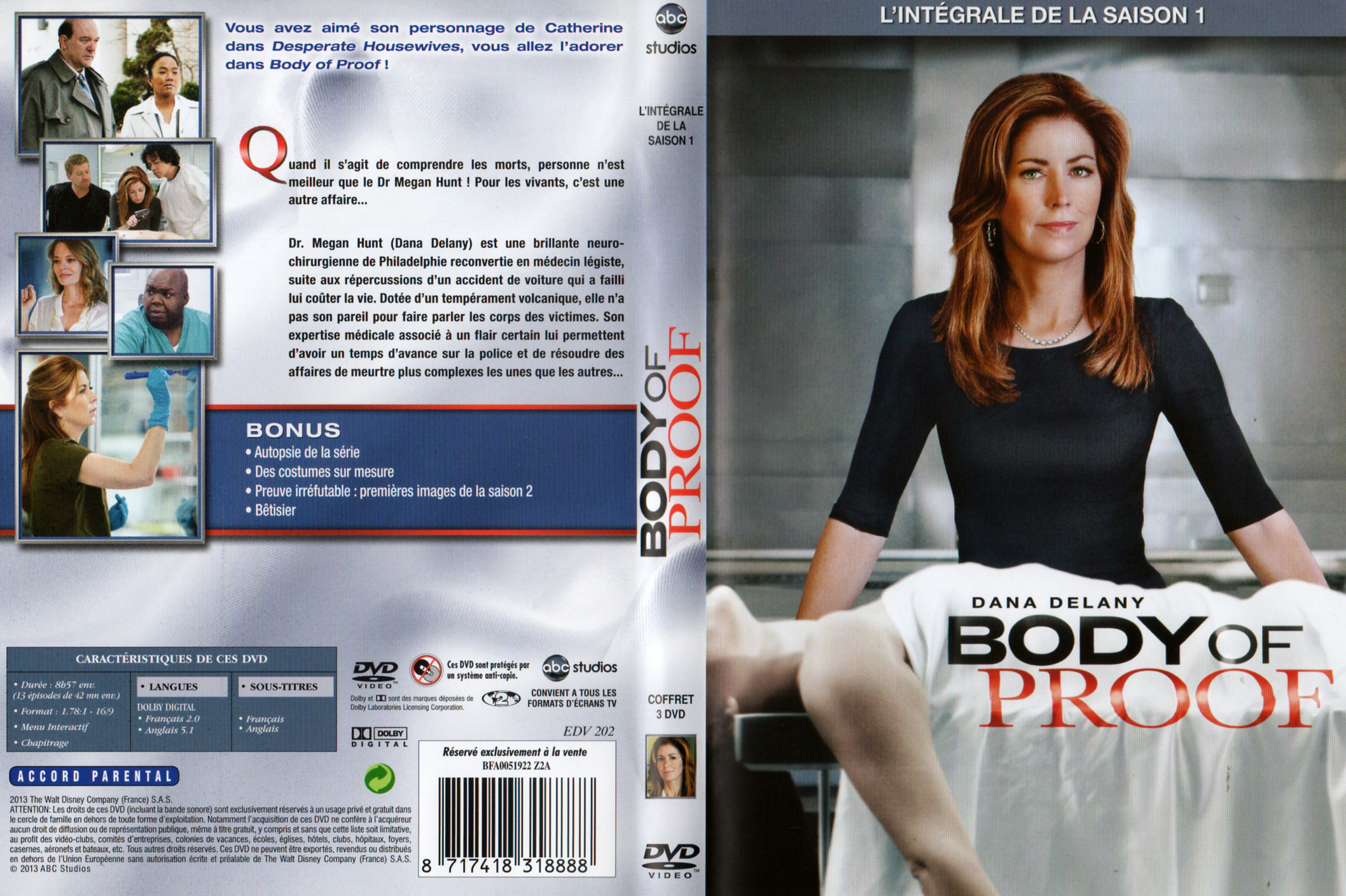 Jaquette DVD Body Of Proof Saison 1 COFFRET