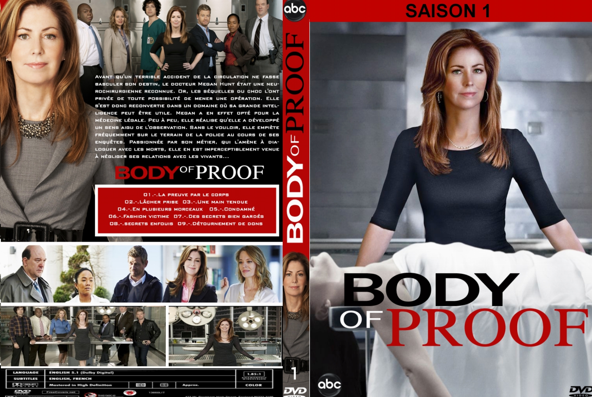 Jaquette DVD Body Of Proof Saison 1 custom