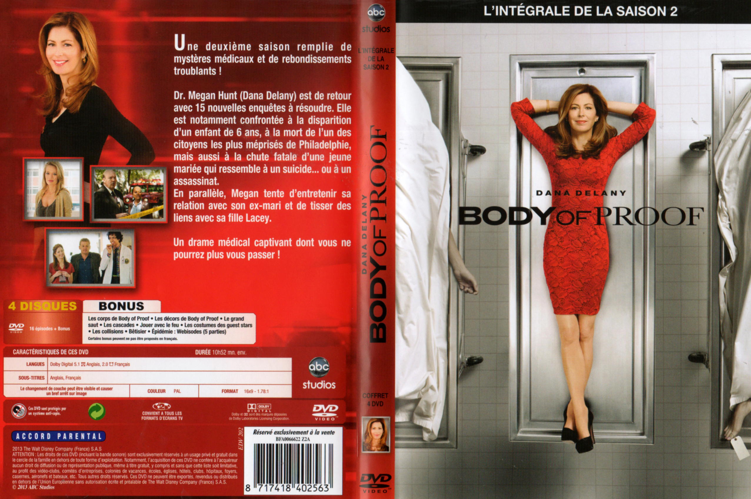 Jaquette DVD Body Of Proof Saison 2 COFFRET