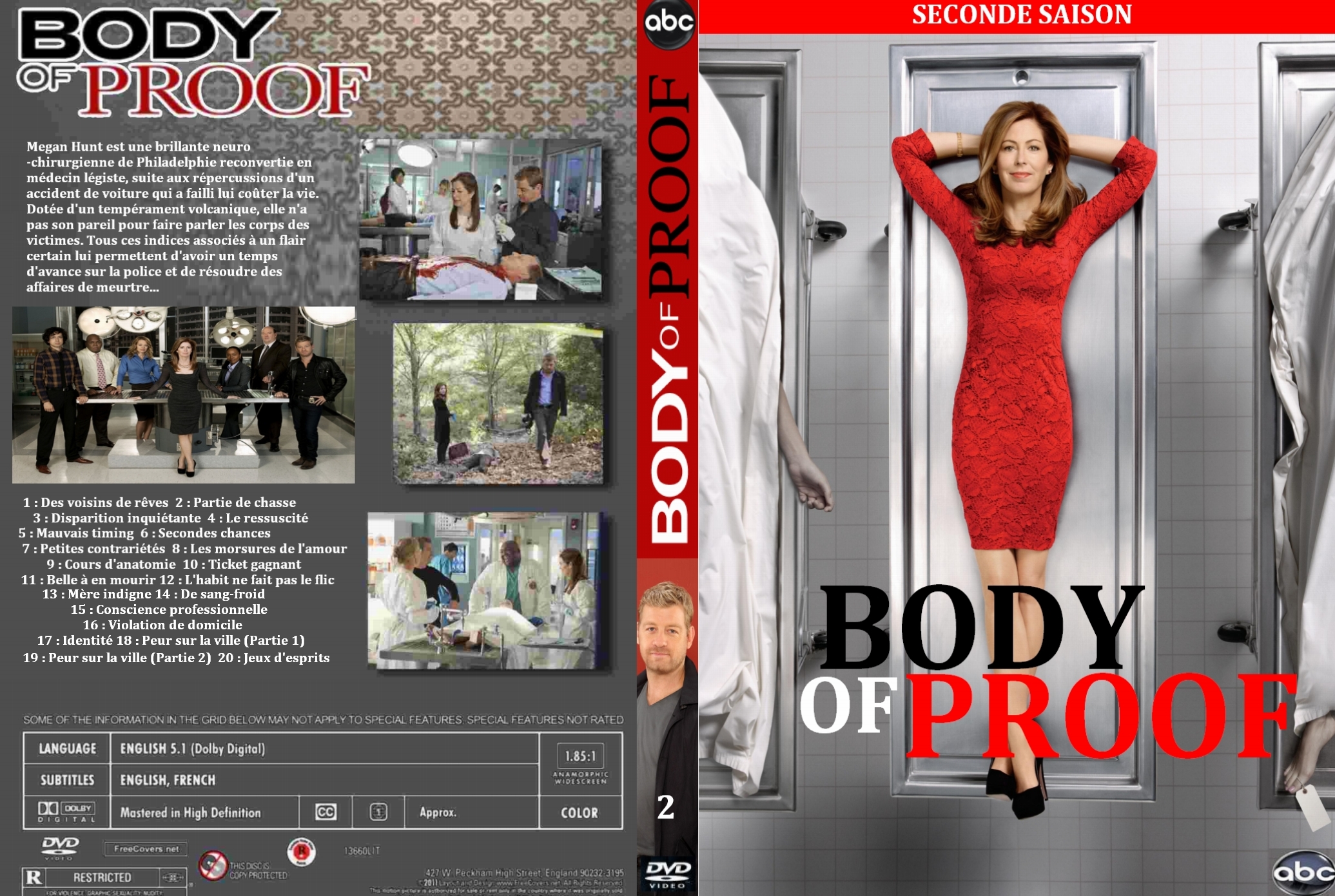 Jaquette DVD Body Of Proof Saison 2 custom