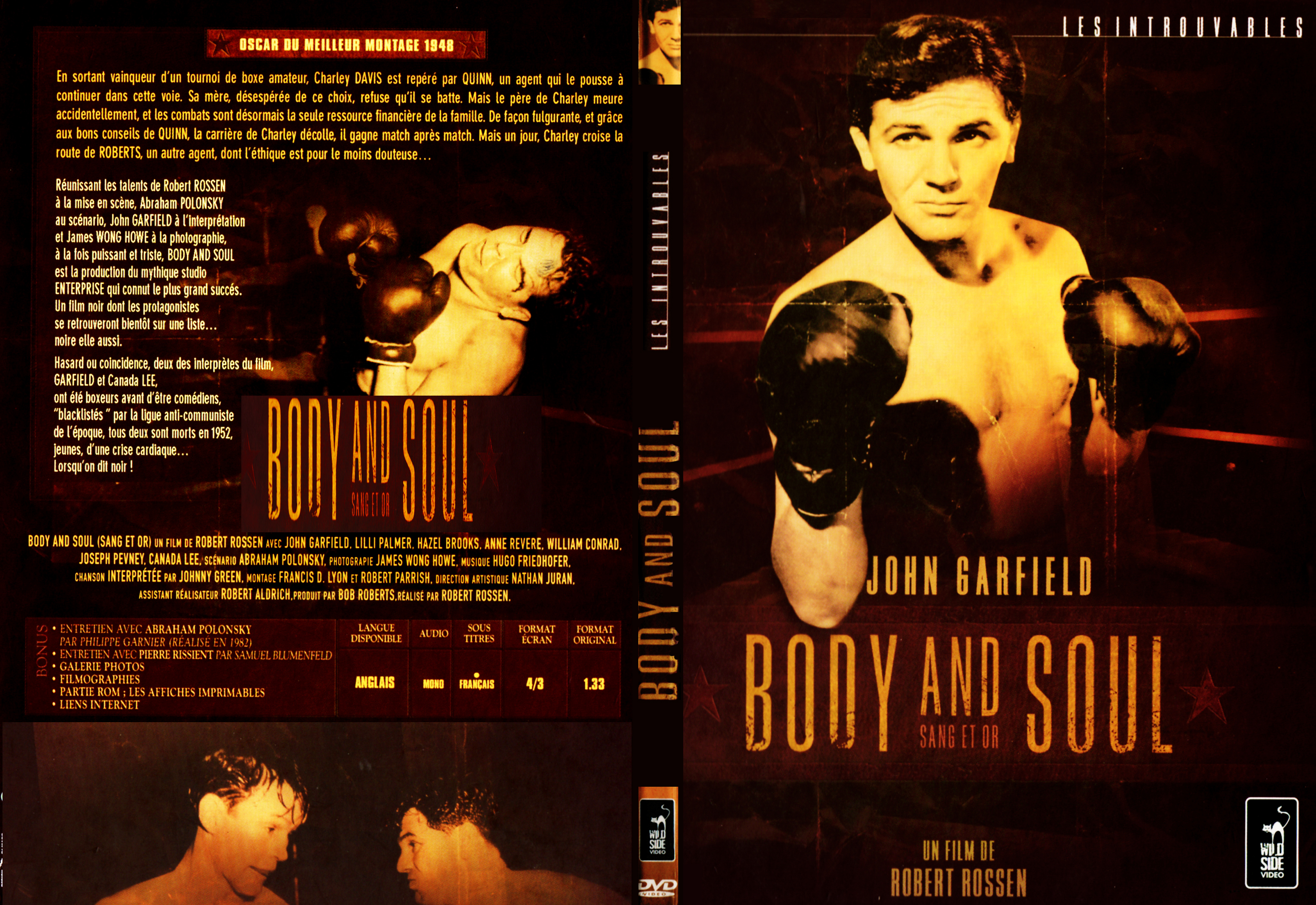 Jaquette DVD Body and soul
