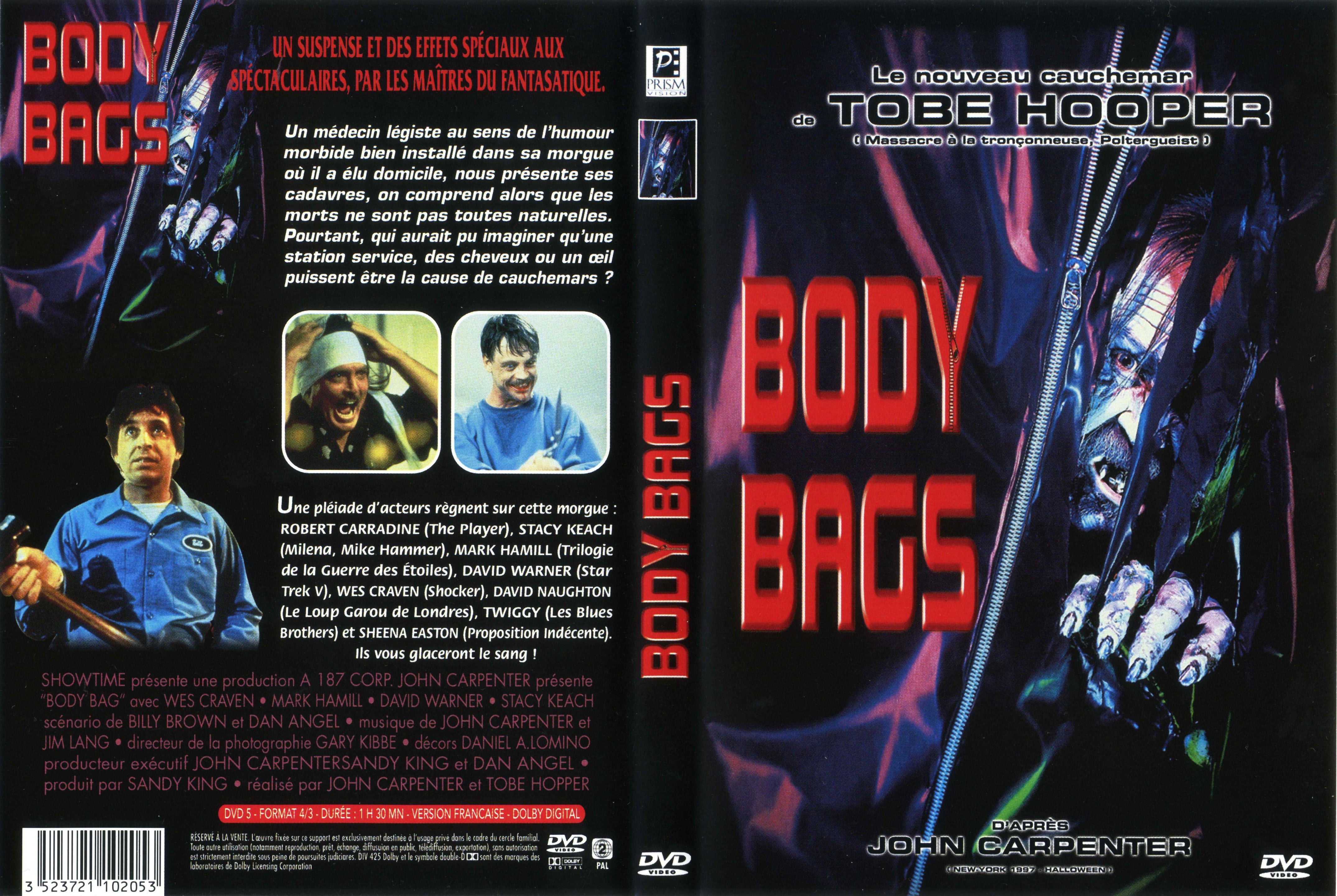 Jaquette DVD Body bags