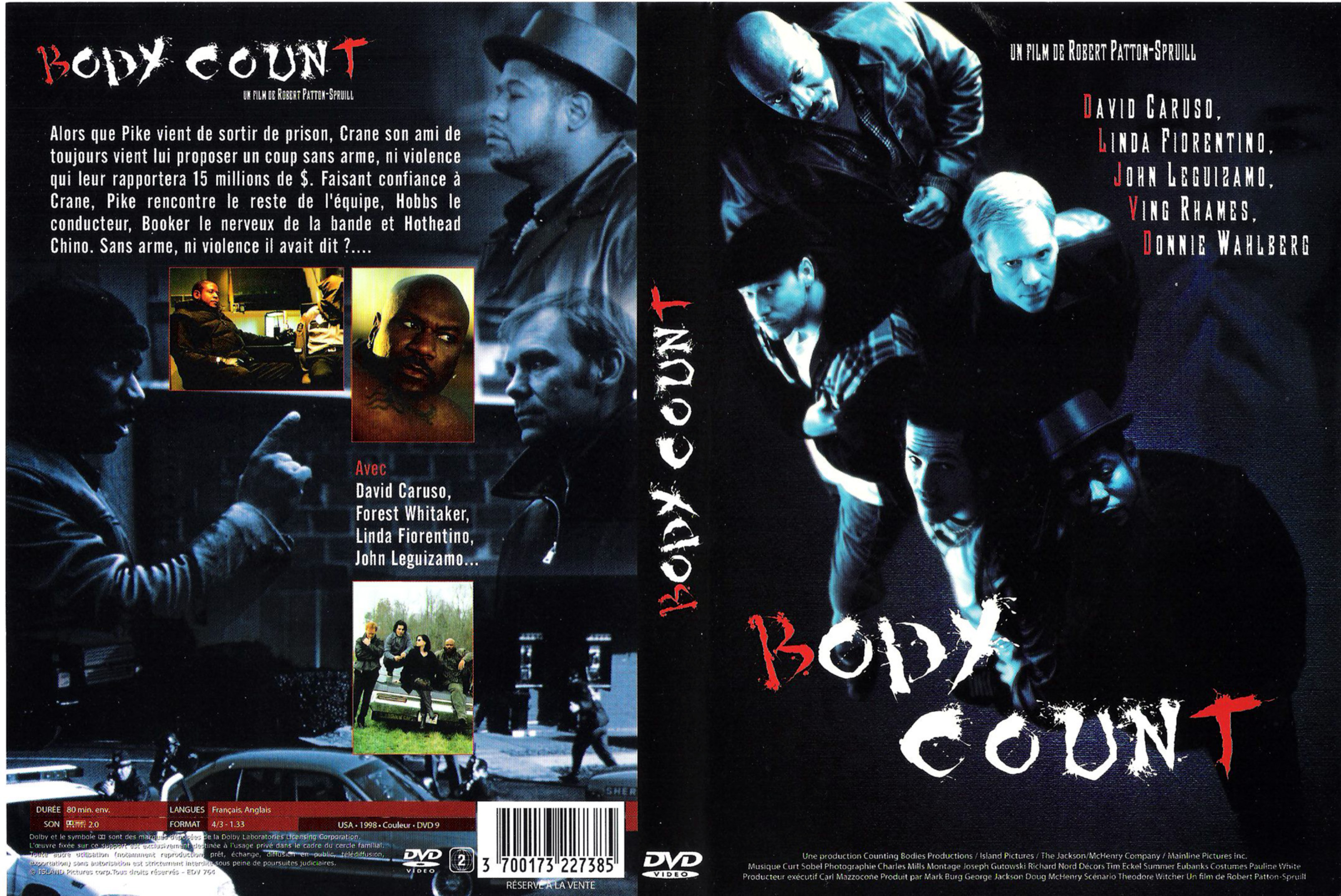 Jaquette DVD Body count