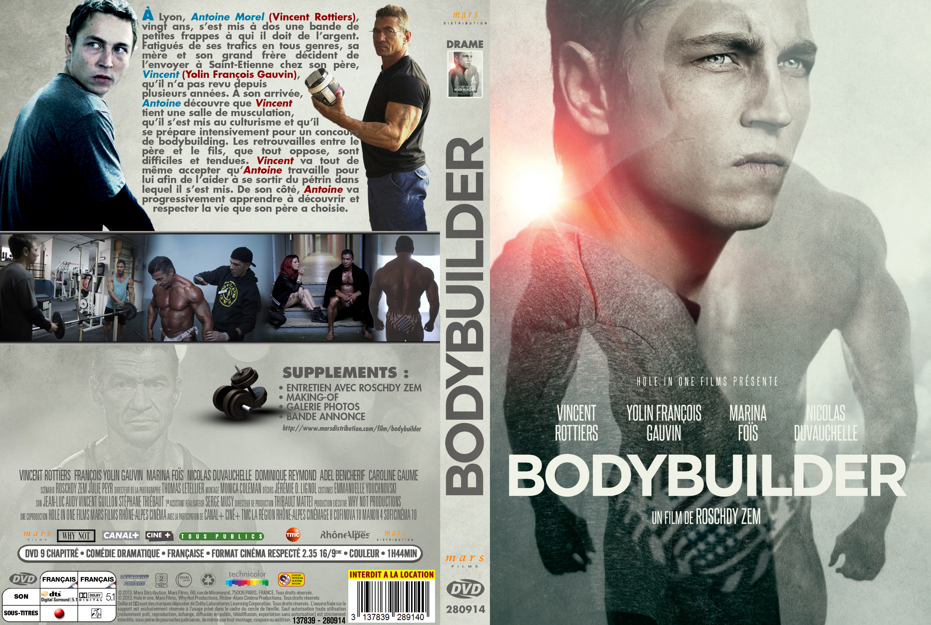 Jaquette DVD Bodybuilder custom