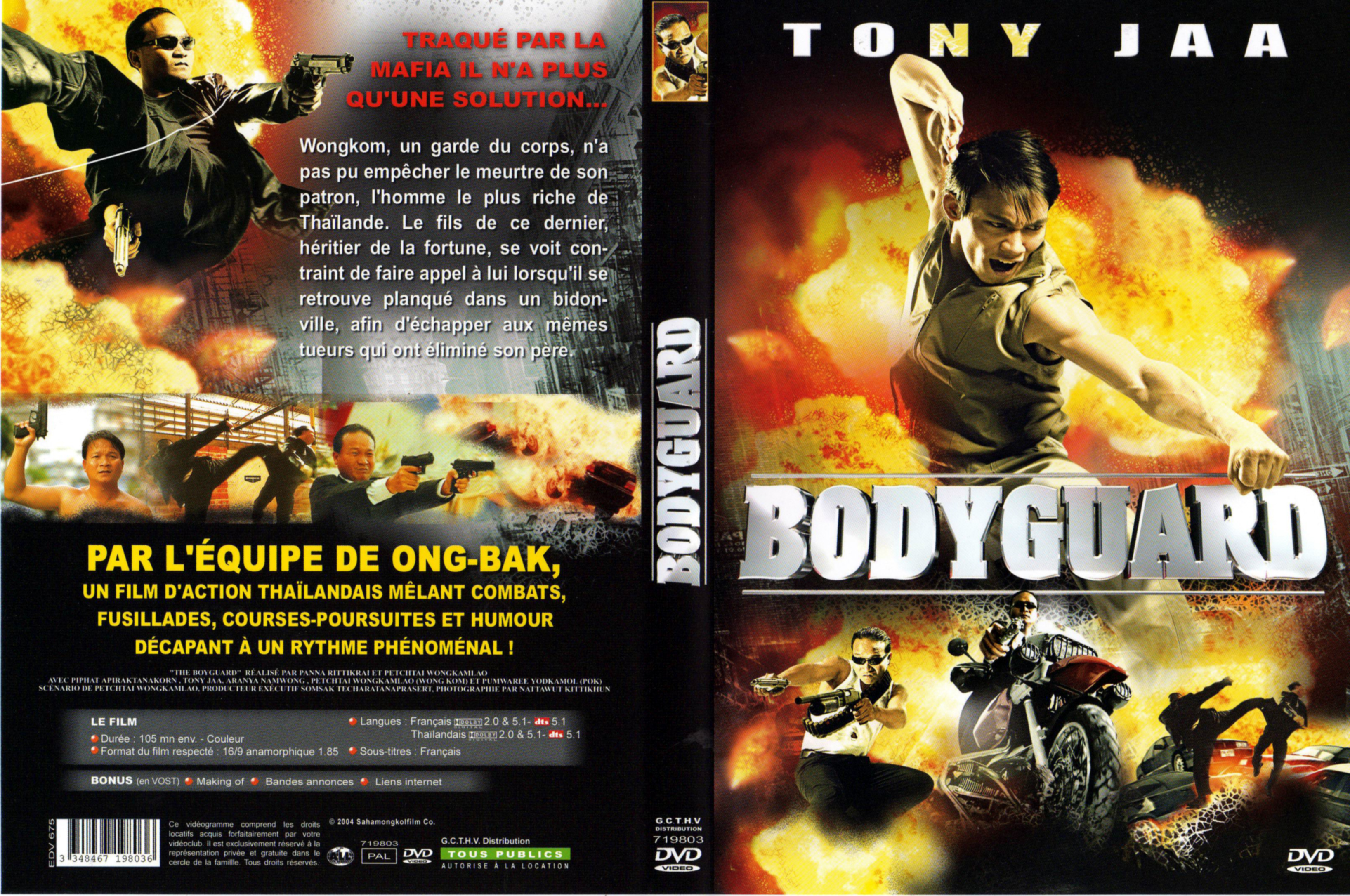 Jaquette DVD Bodyguard (Tony Jaa)