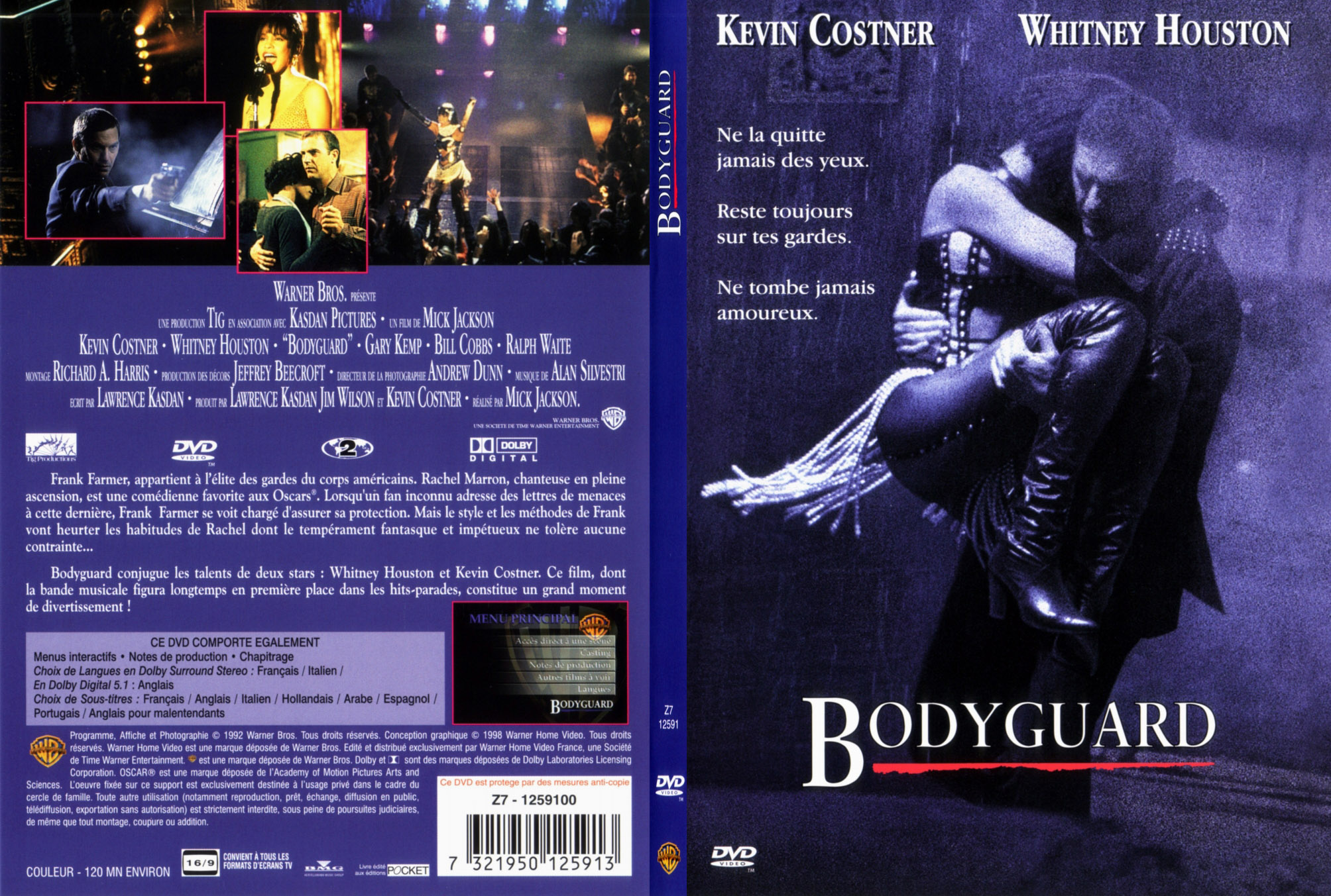 Jaquette DVD Bodyguard - SLIM