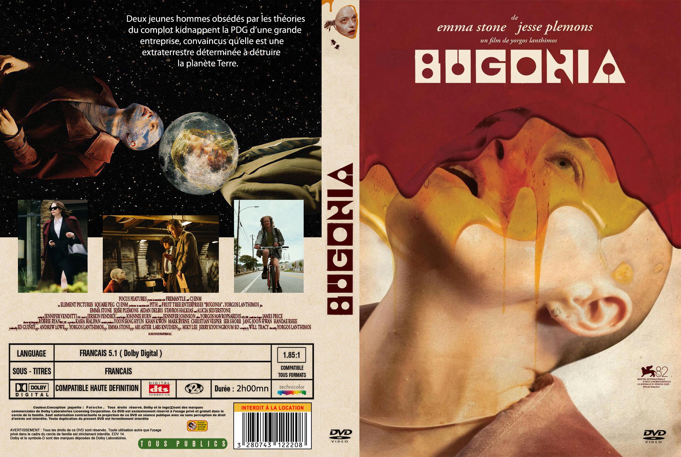 Jaquette DVD Bogonia custom