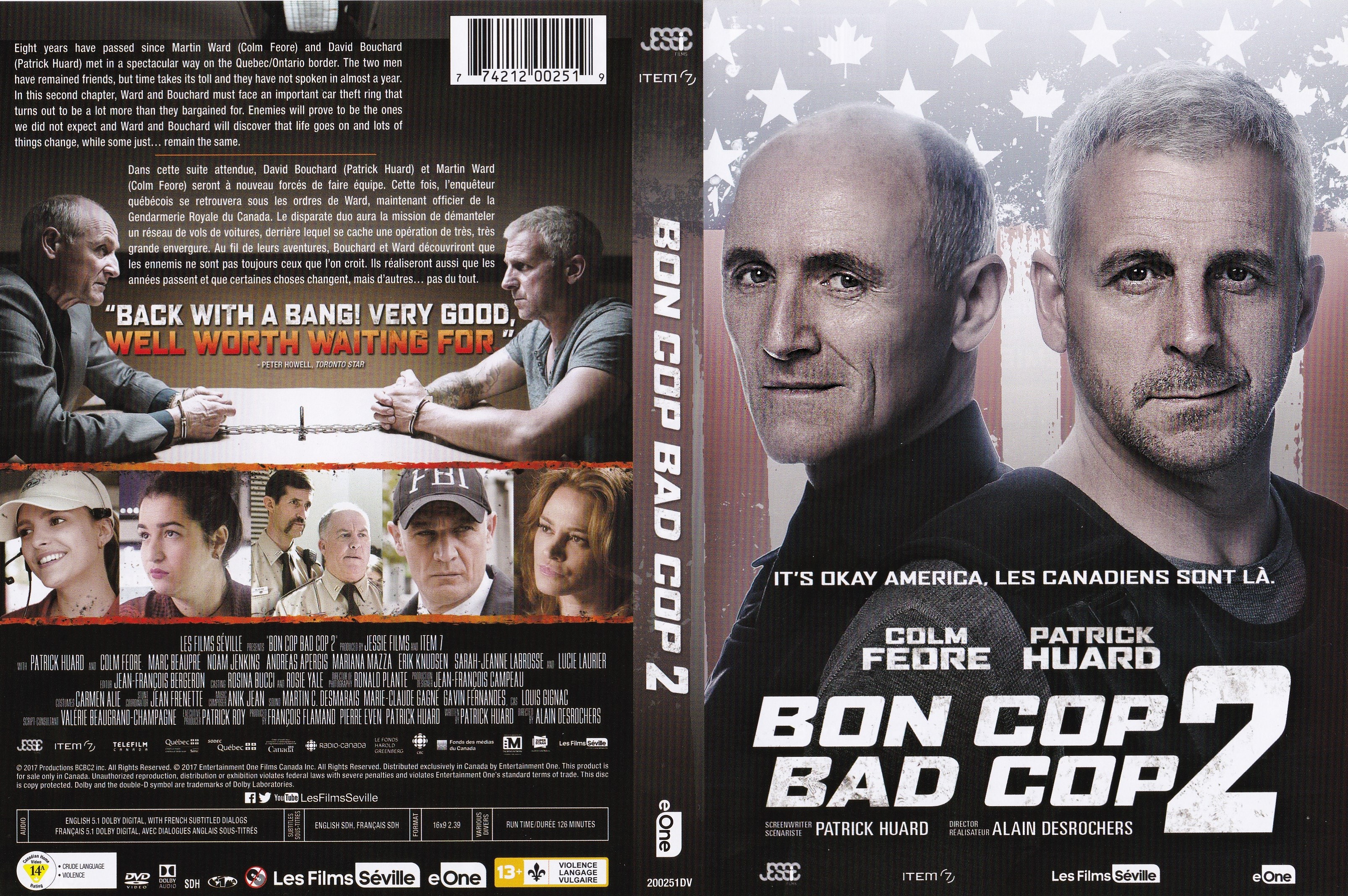 Jaquette DVD Bon cop bad cop 2 (Canadienne)