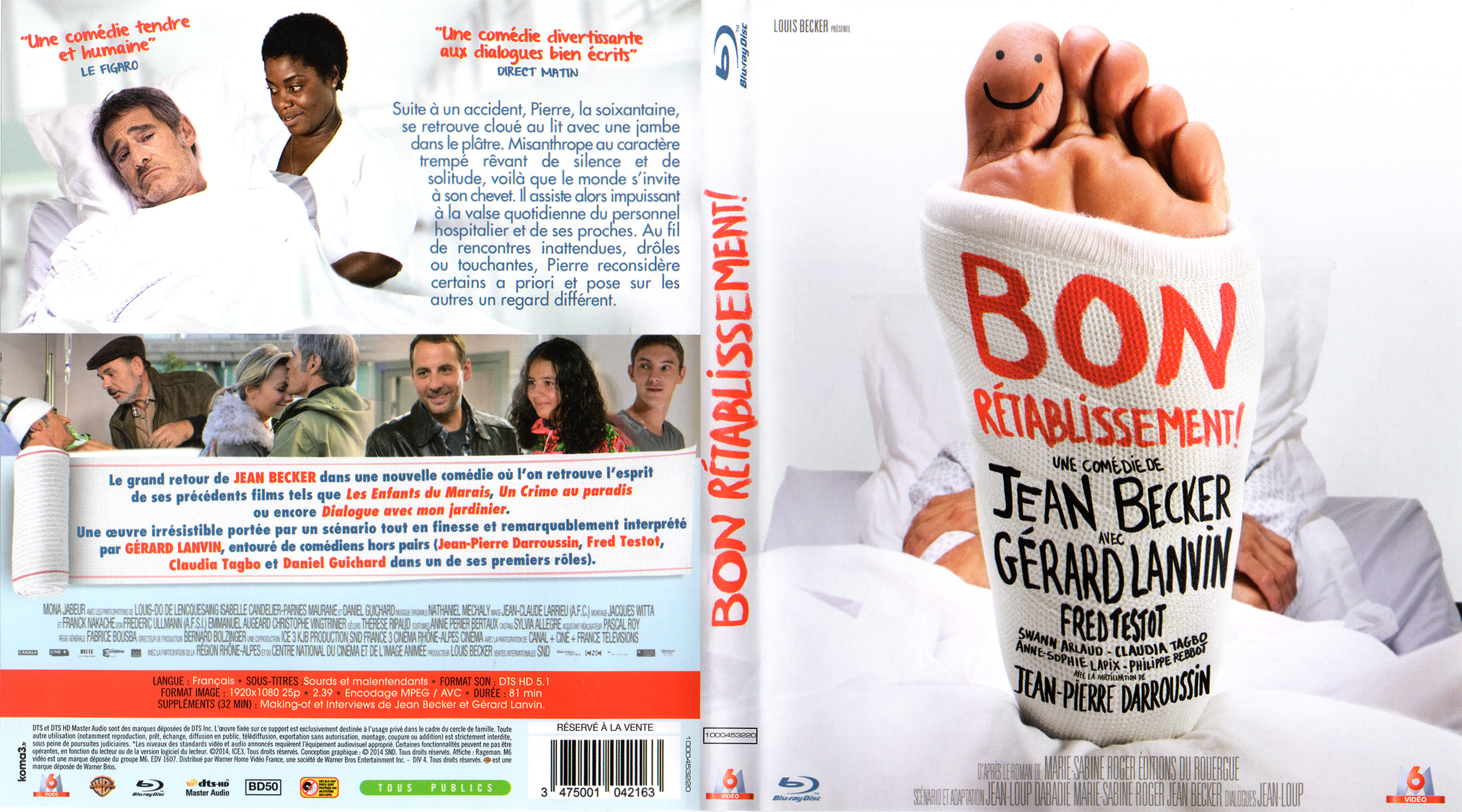 Jaquette DVD Bon rtablissement (BLU-RAY)