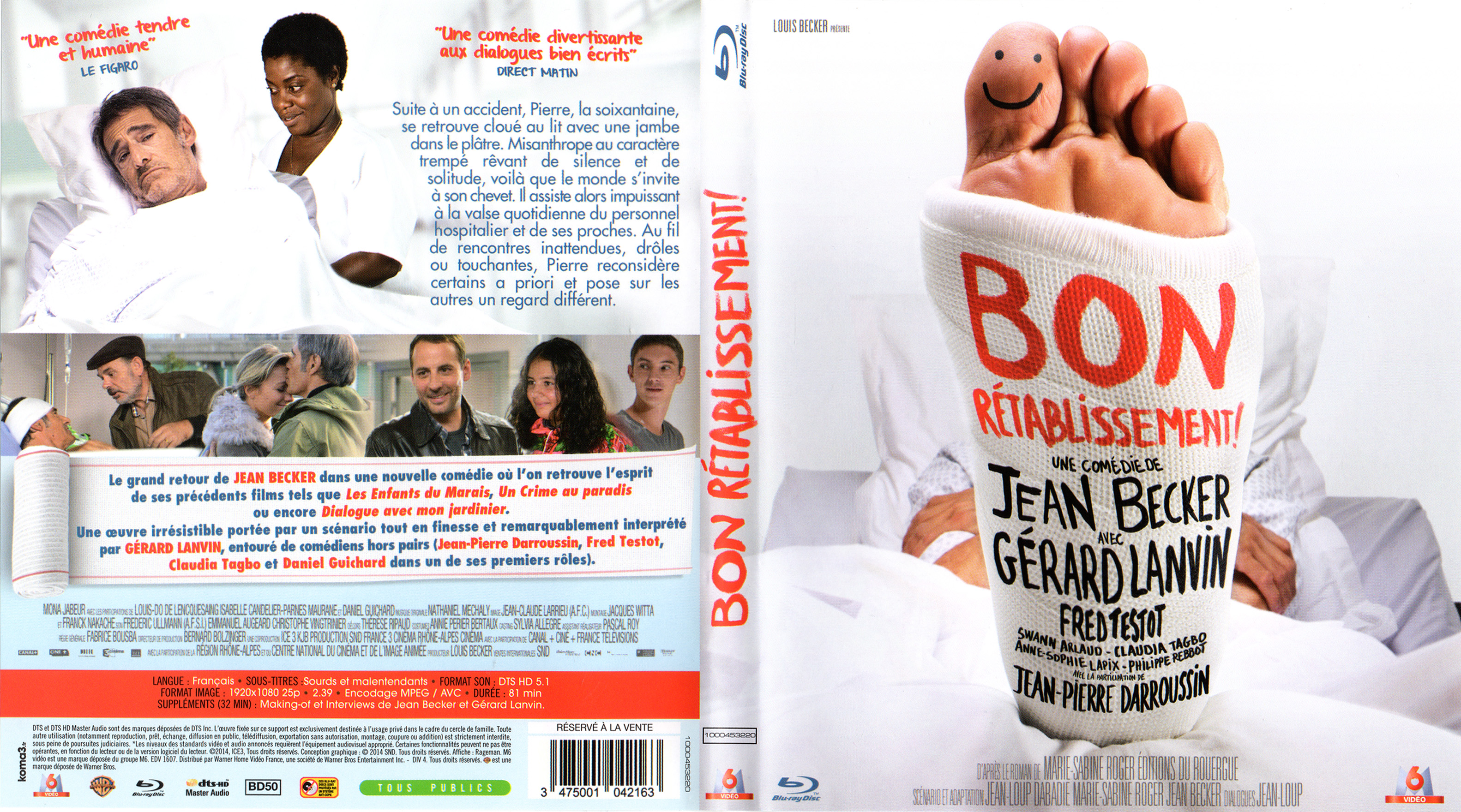 Jaquette DVD Bon rtablissement (BLU-RAY)