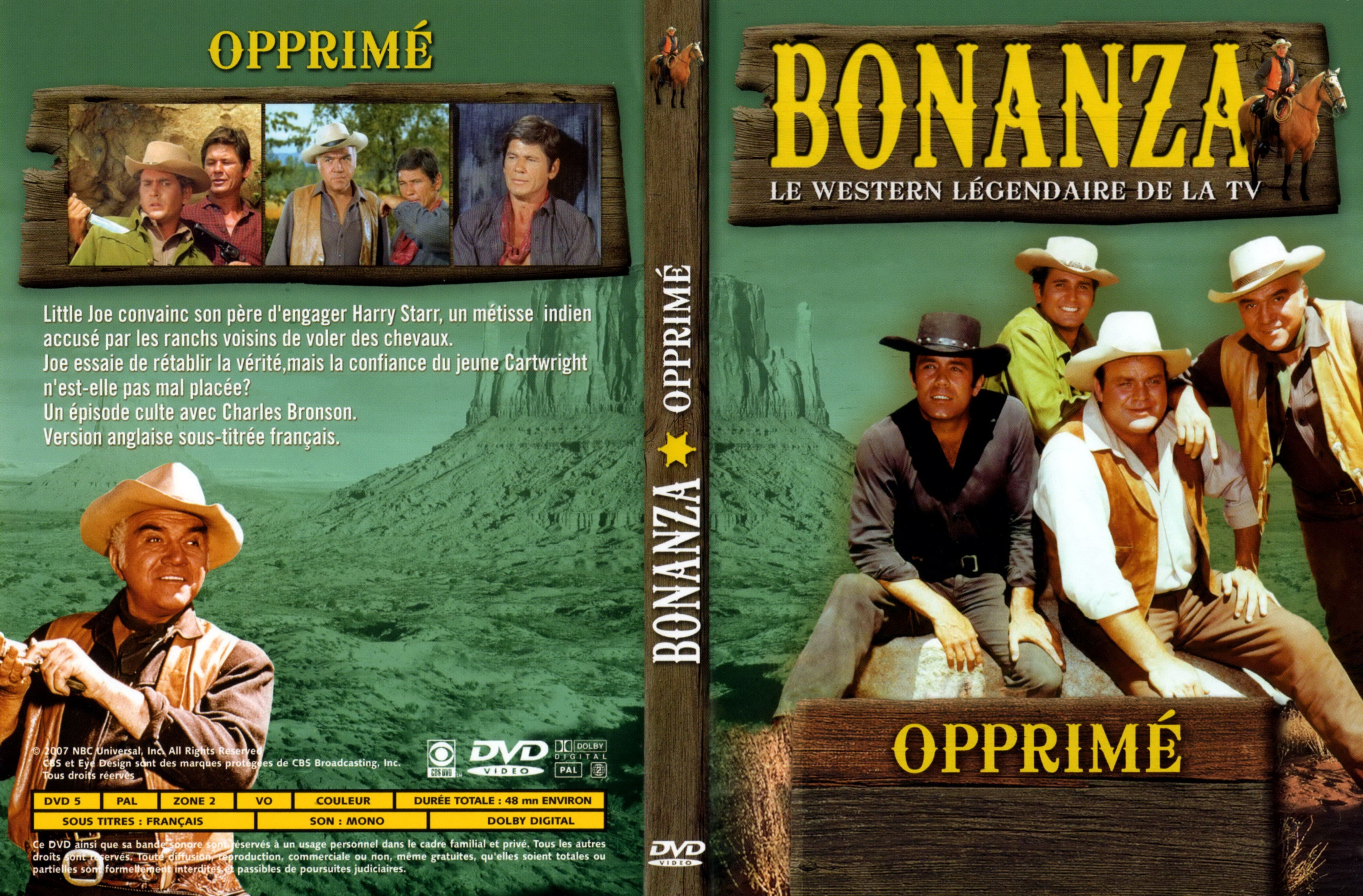 Jaquette DVD Bonanza Opprim
