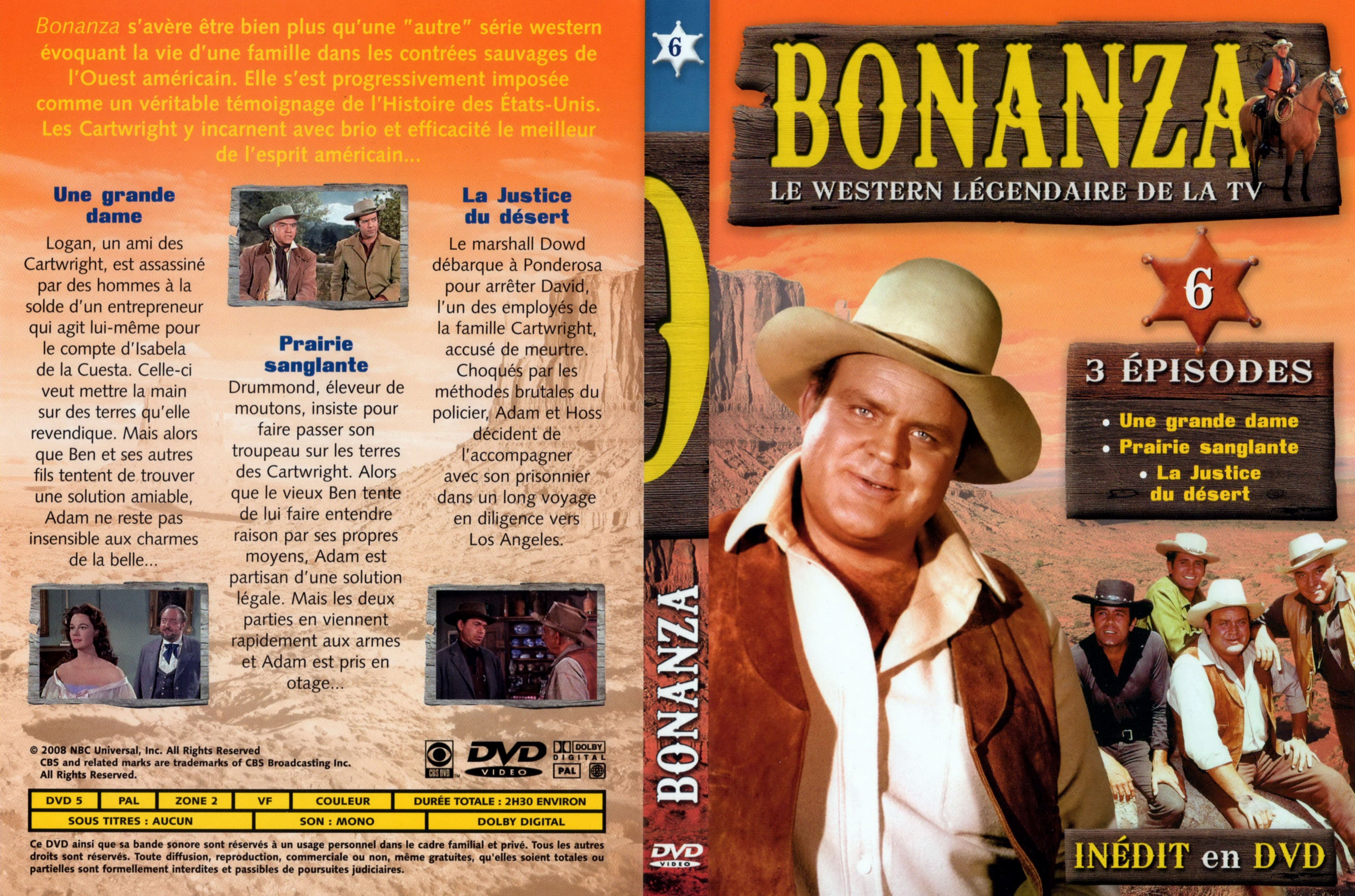 Jaquette DVD Bonanza vol 06