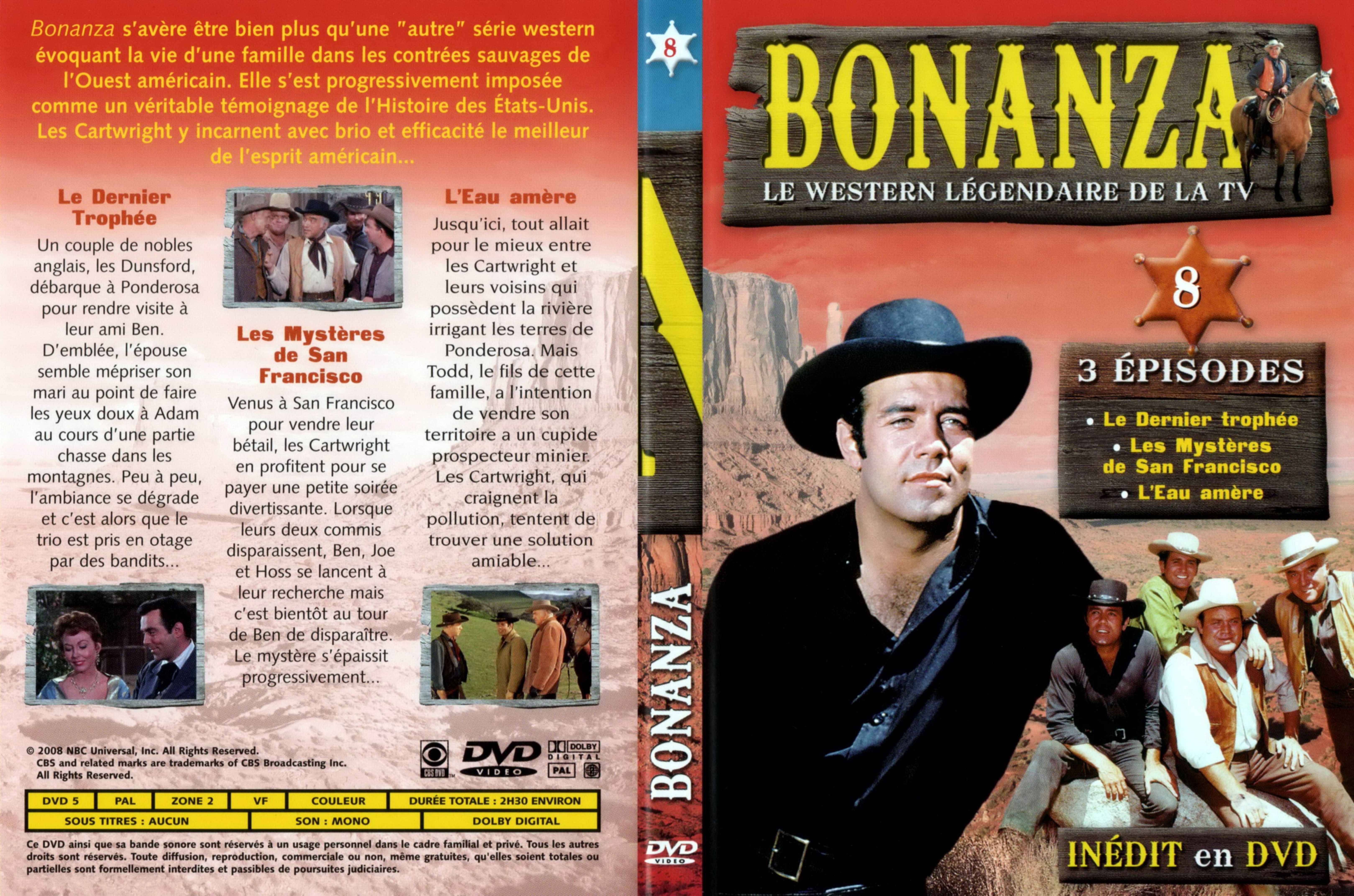 Jaquette DVD Bonanza vol 08