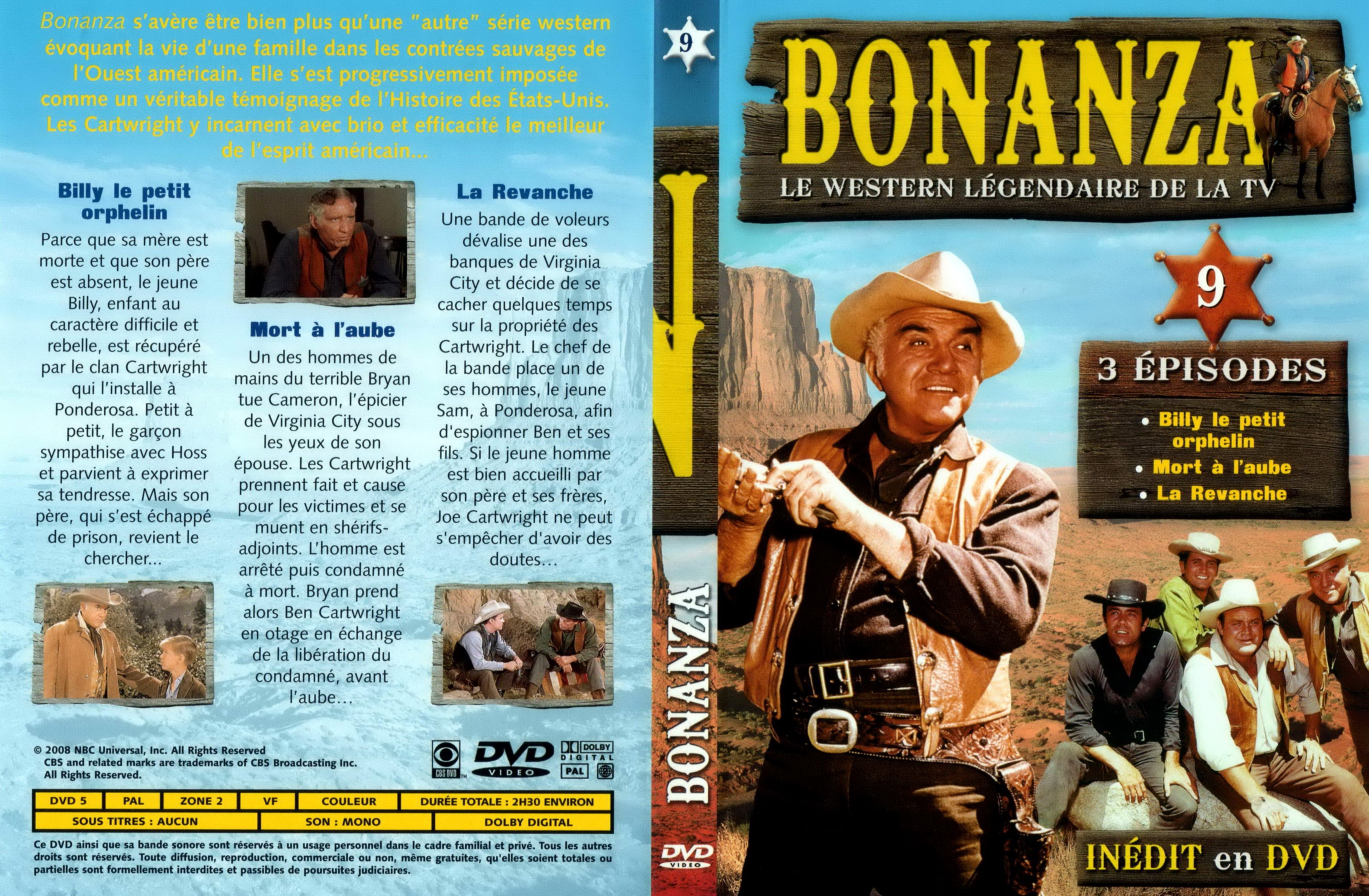 Jaquette DVD Bonanza vol 09