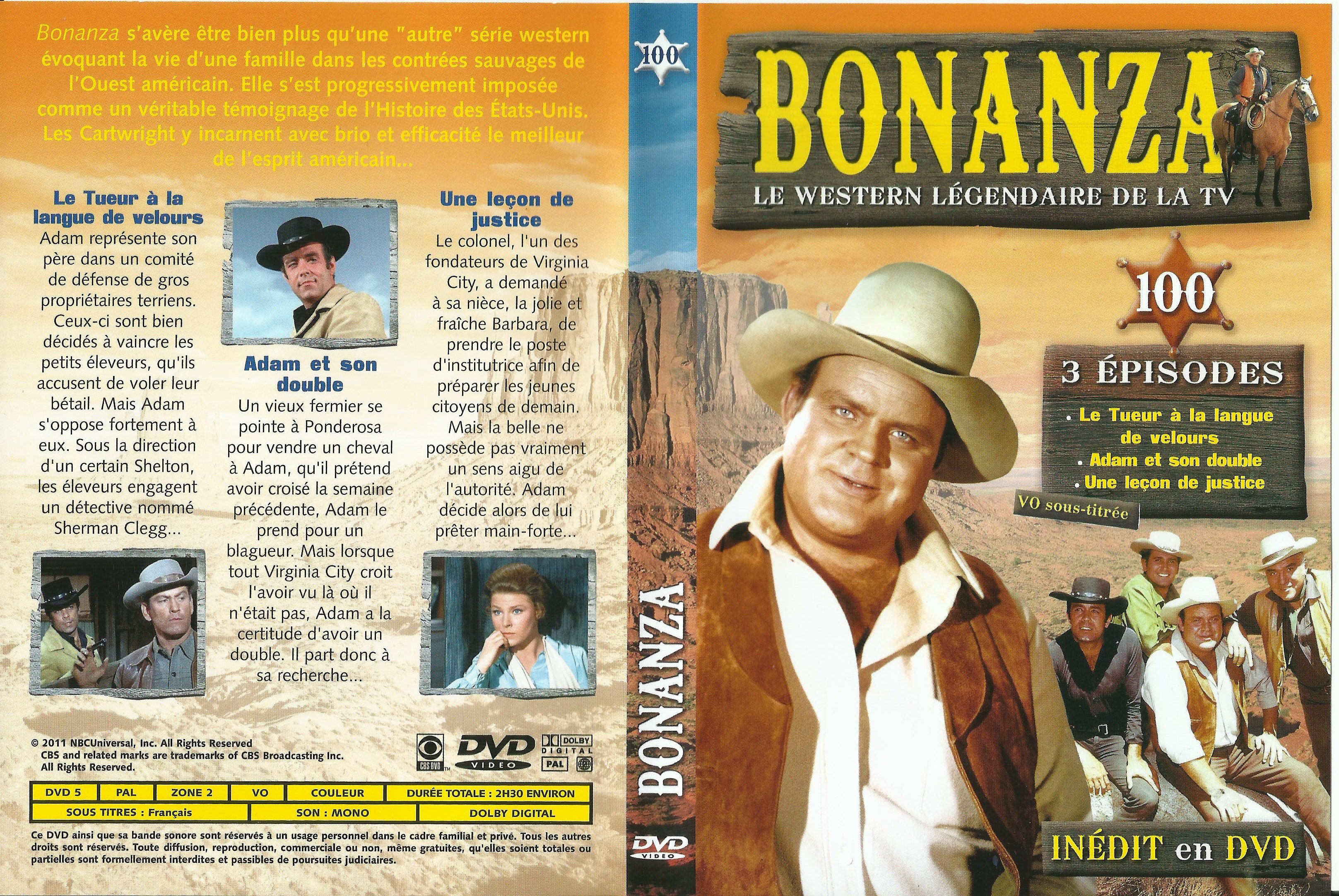 Jaquette DVD Bonanza vol 100