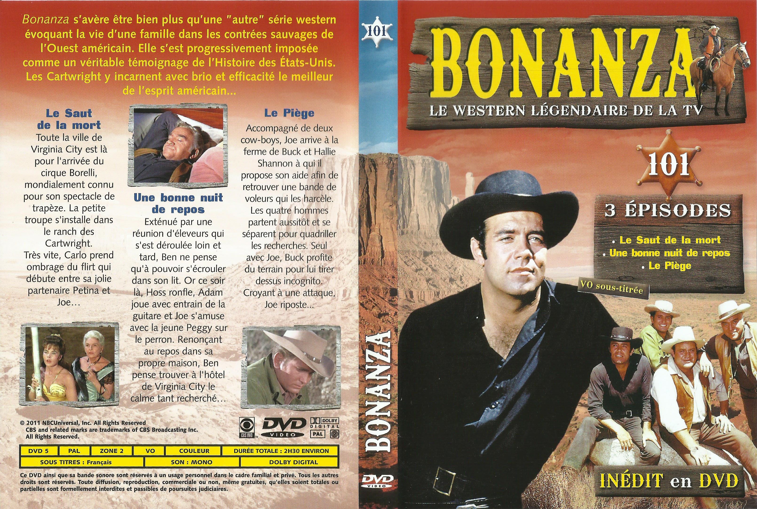 Jaquette DVD Bonanza vol 101