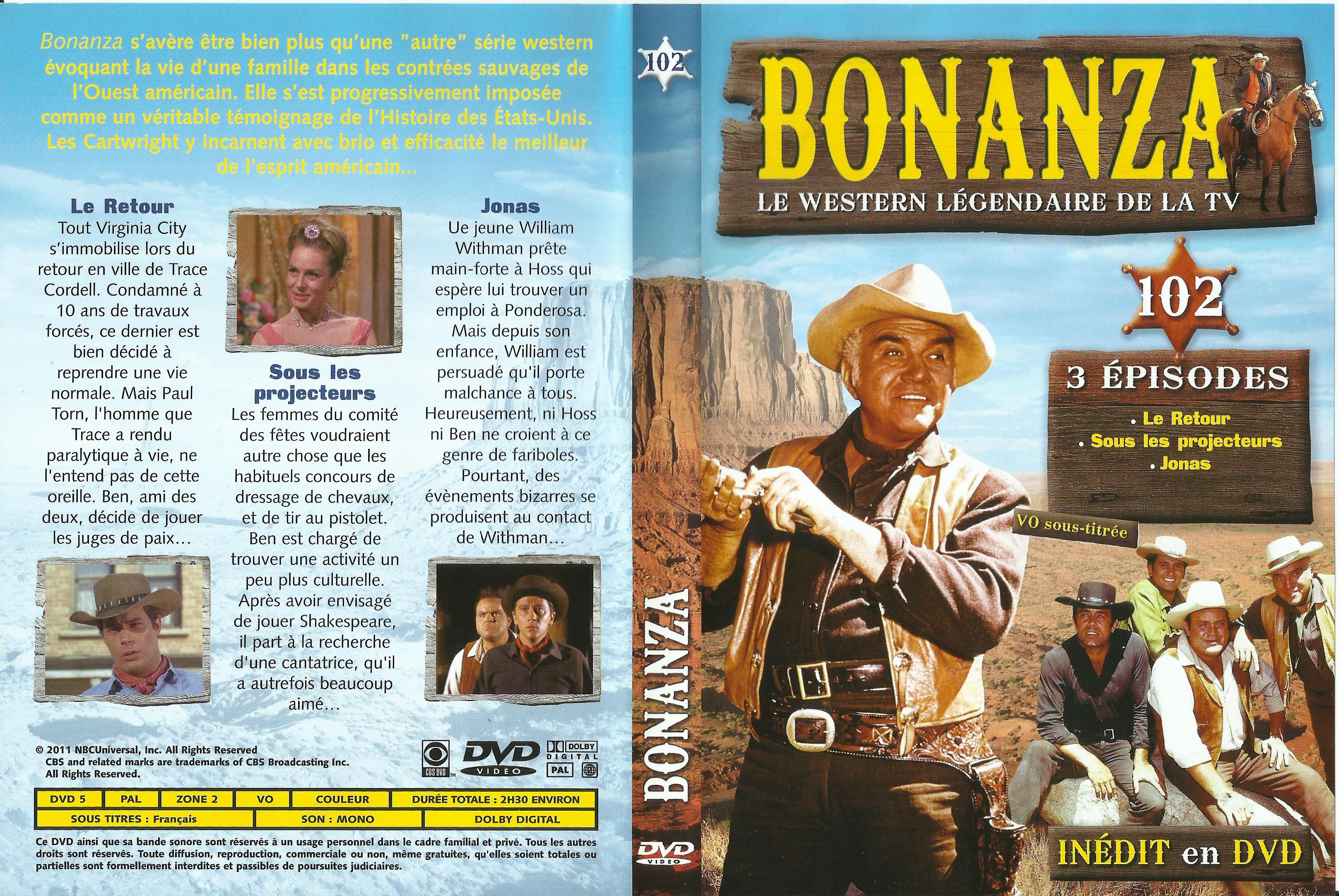 Jaquette DVD Bonanza vol 102