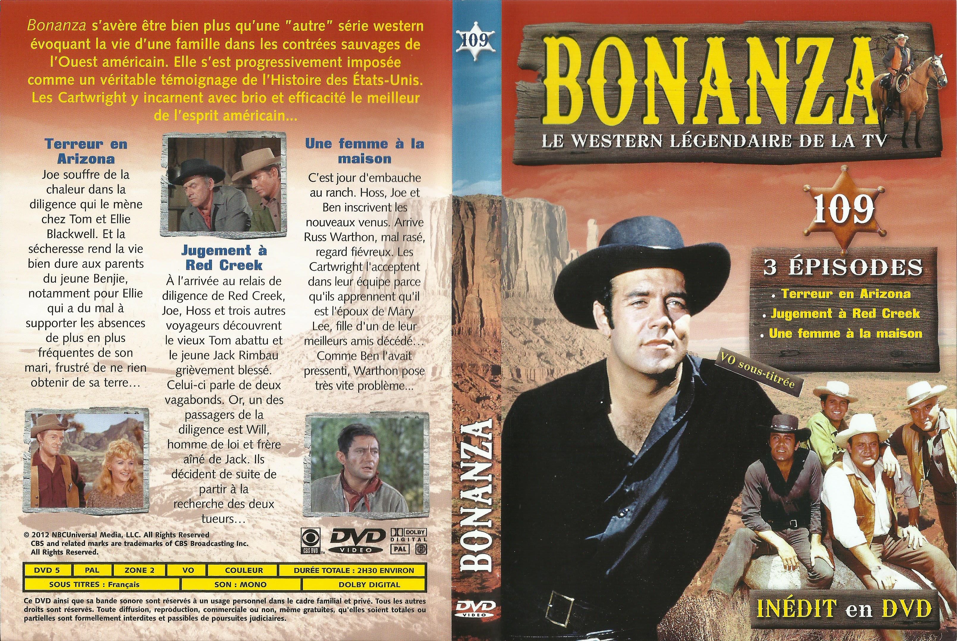 Jaquette DVD Bonanza vol 109