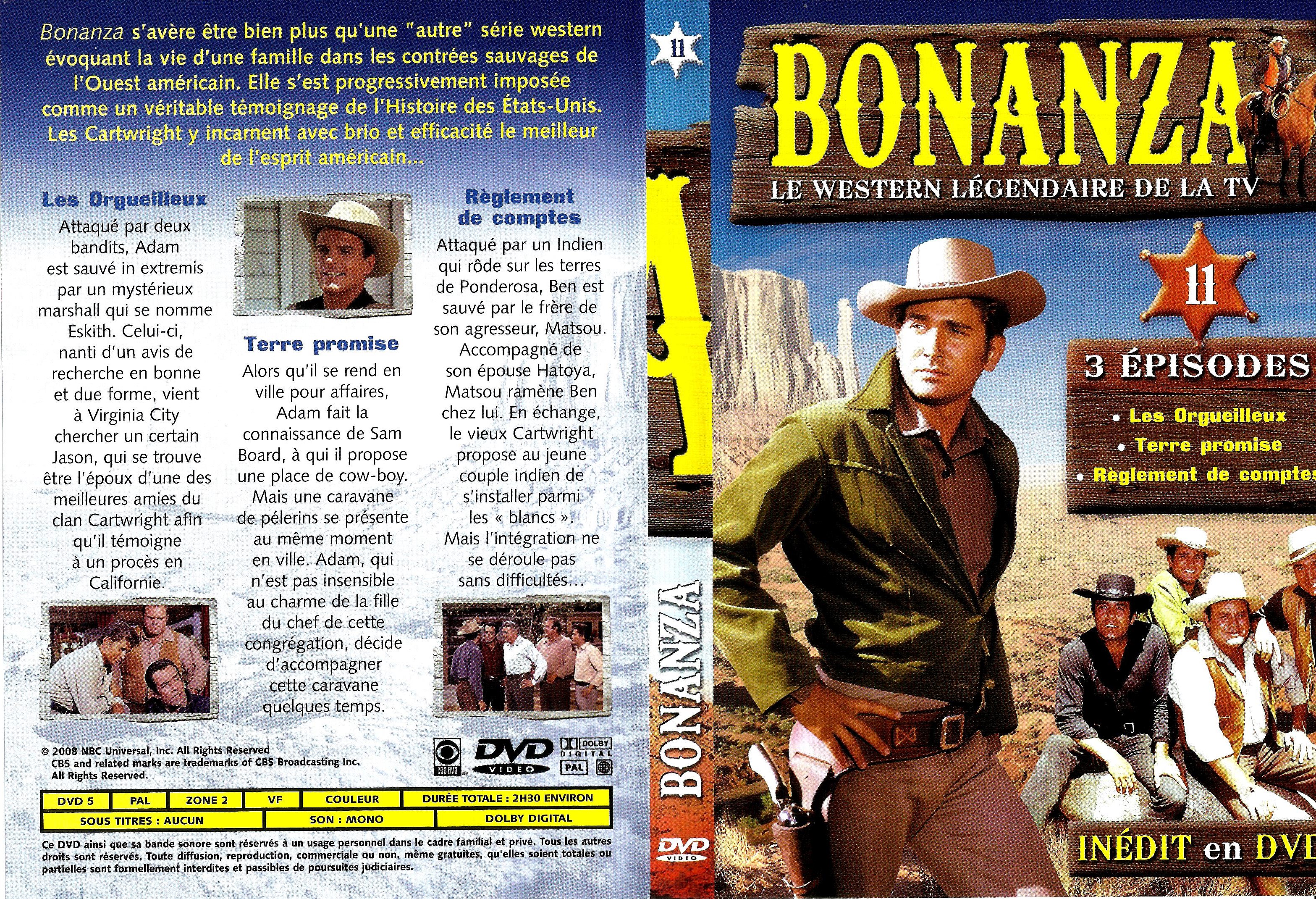 Jaquette DVD Bonanza vol 11