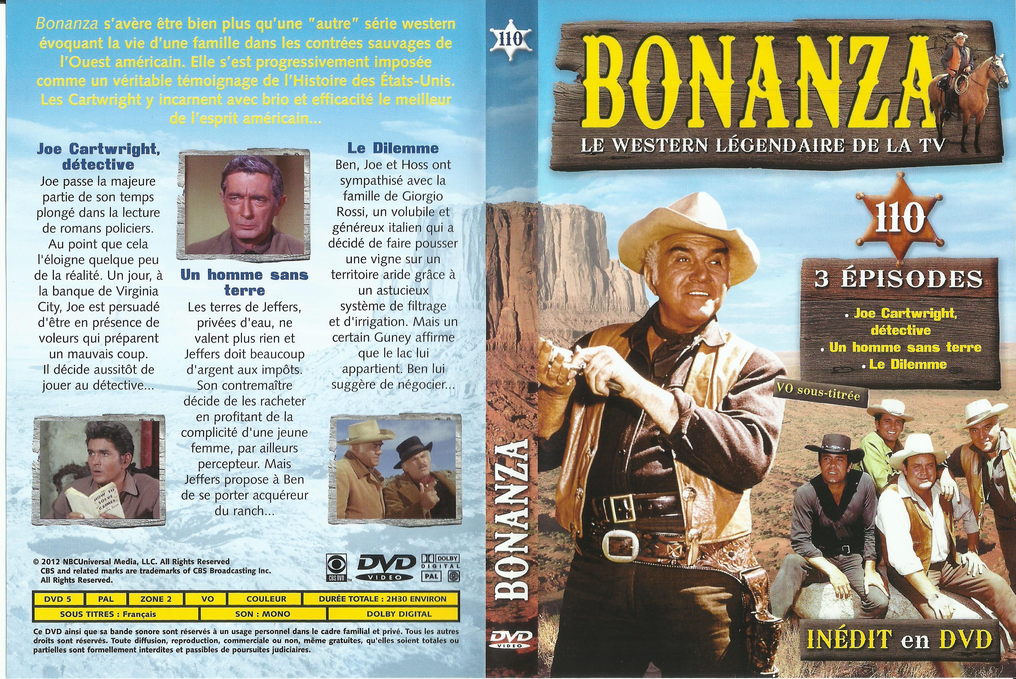 Jaquette DVD Bonanza vol 110