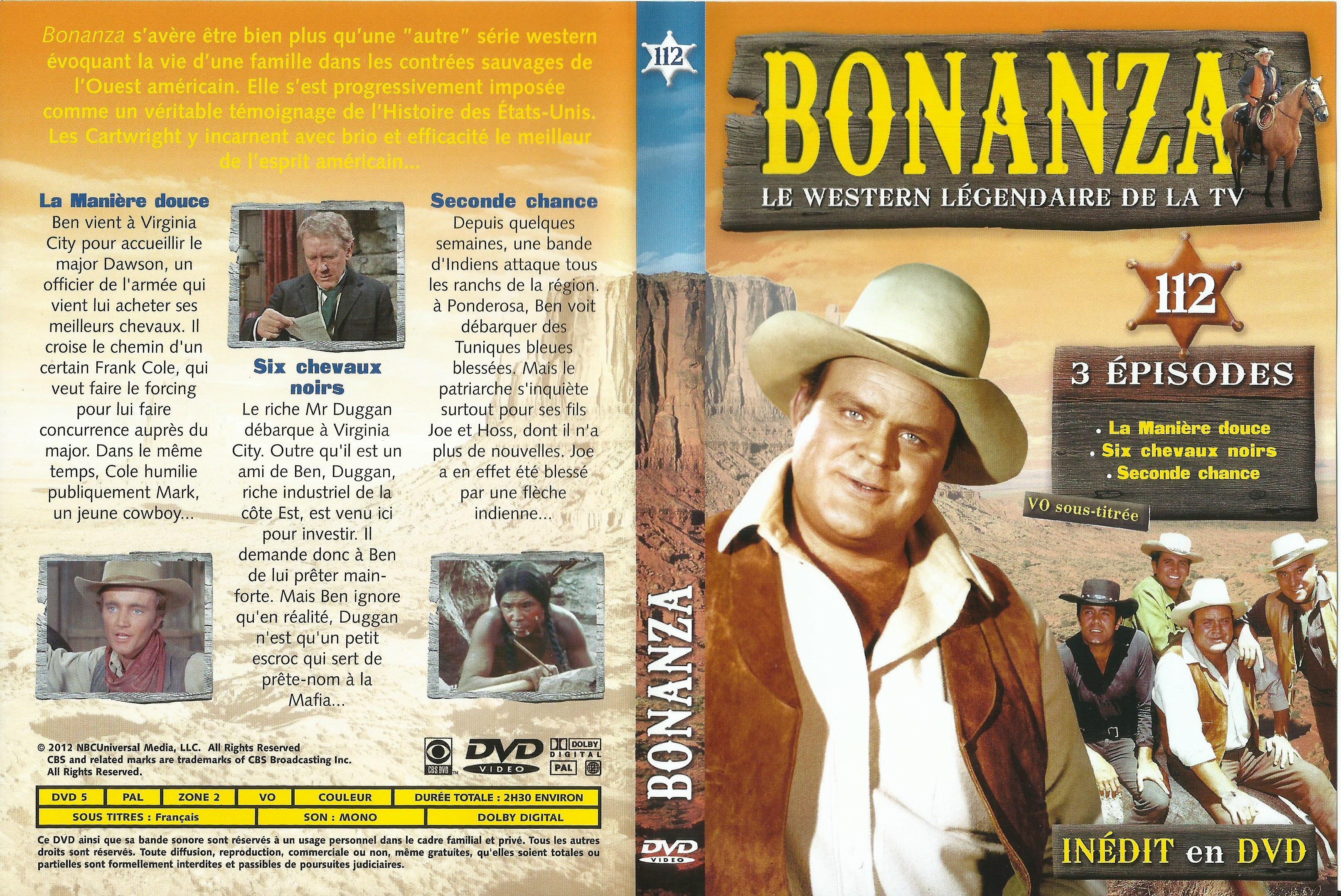 Jaquette DVD Bonanza vol 112