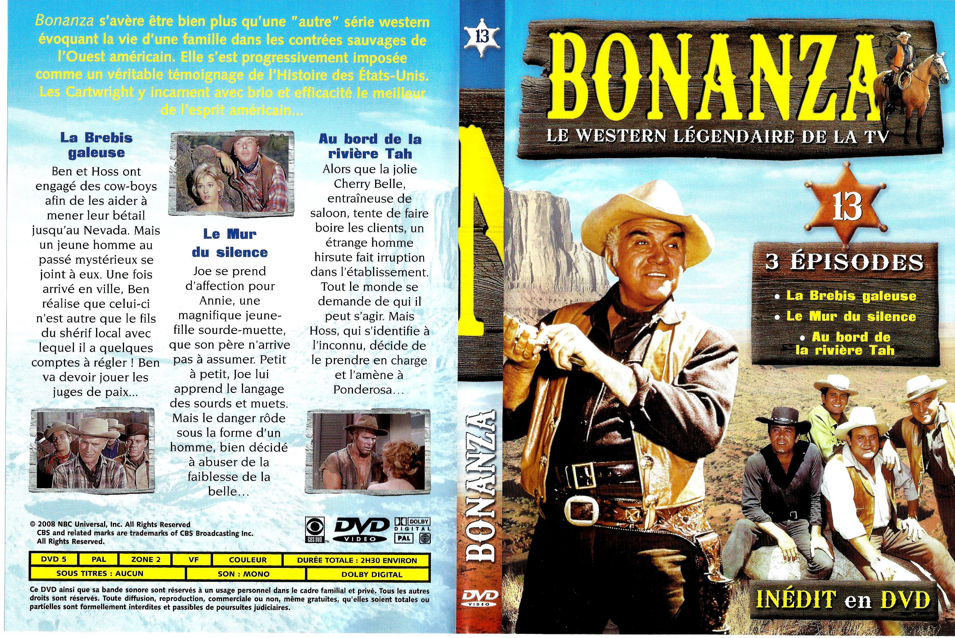 Jaquette DVD Bonanza vol 13