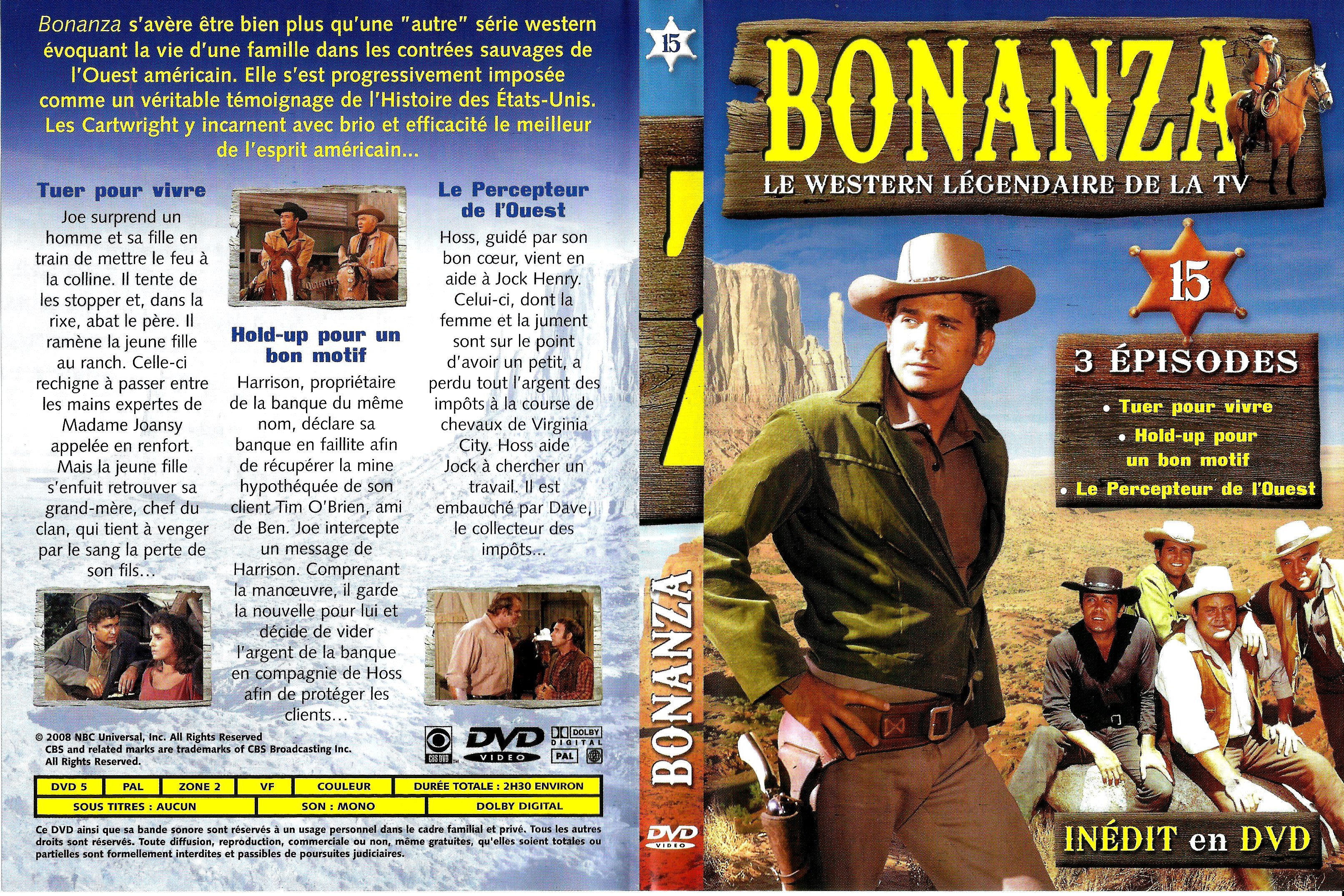 Jaquette DVD Bonanza vol 15