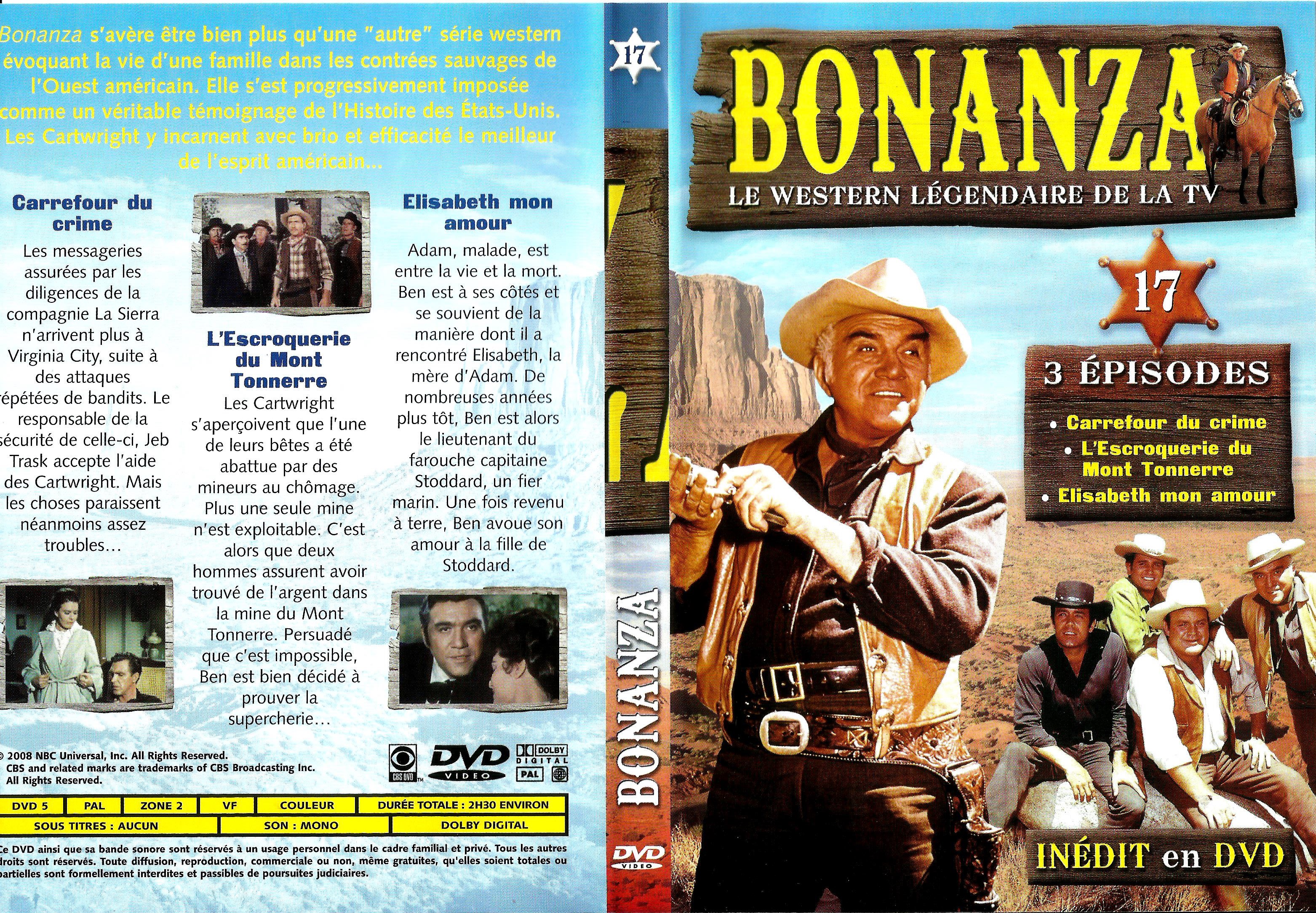 Jaquette DVD Bonanza vol 17