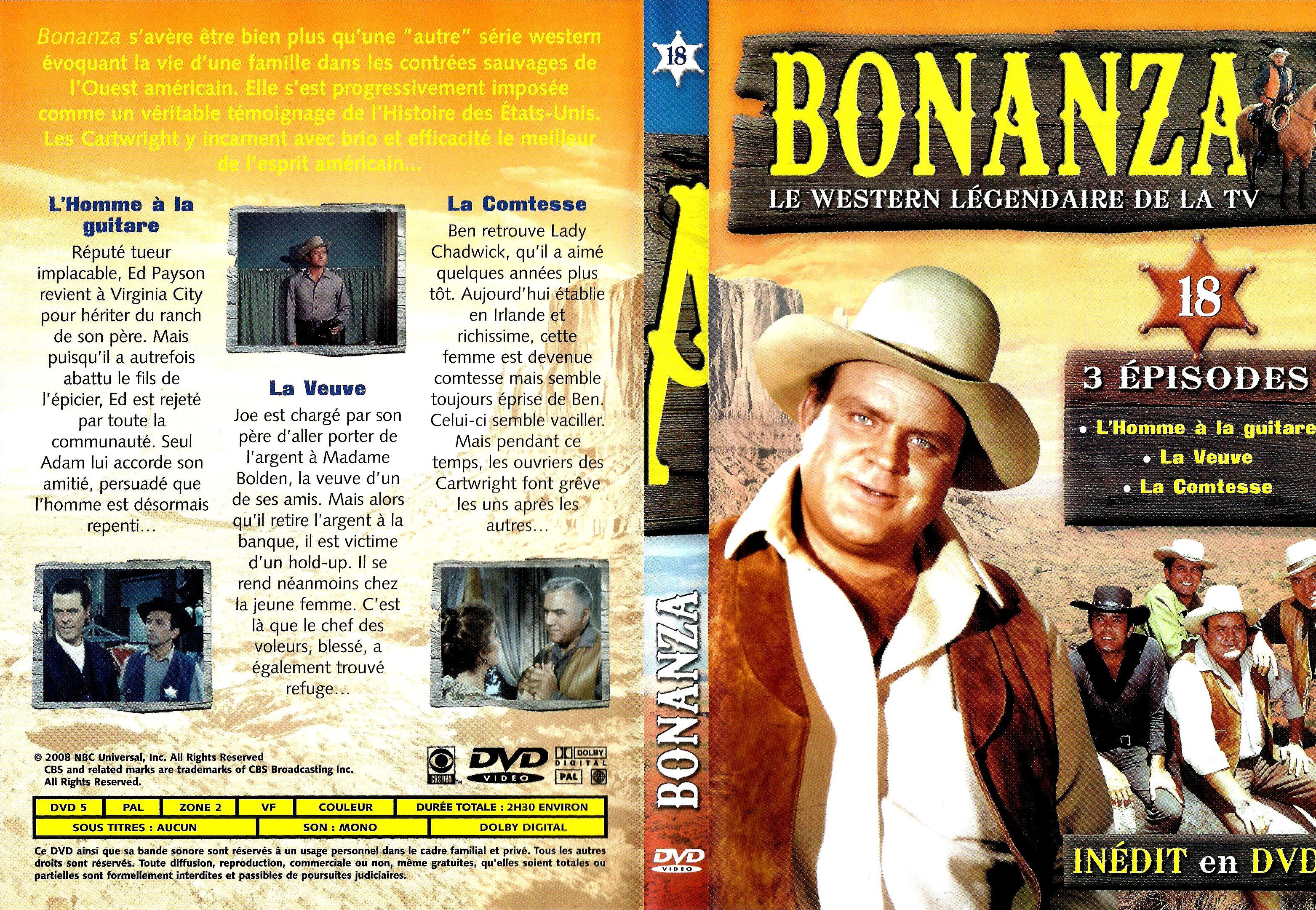 Jaquette DVD Bonanza vol 18